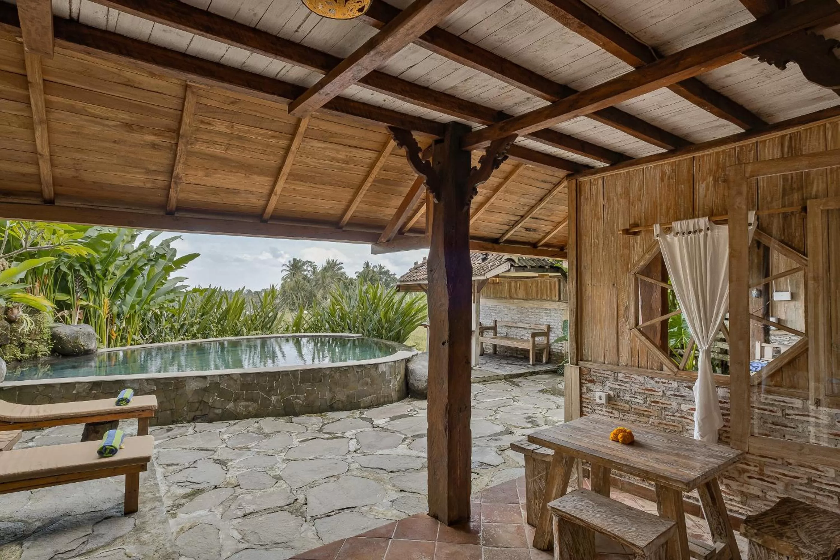 Patio in Joglo Organik Guesthouse