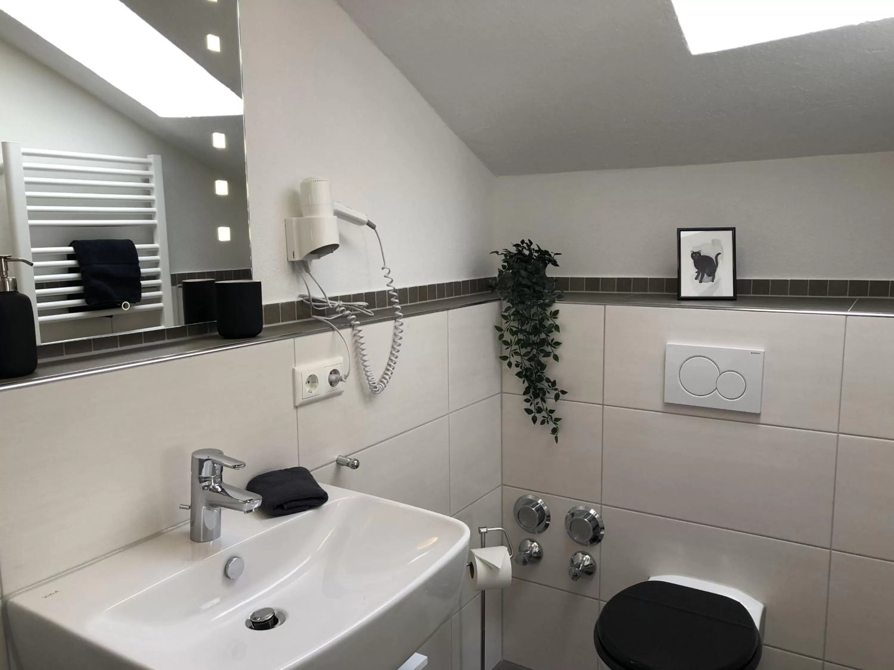 Bathroom in Pension und Ferienwohnung Frech
