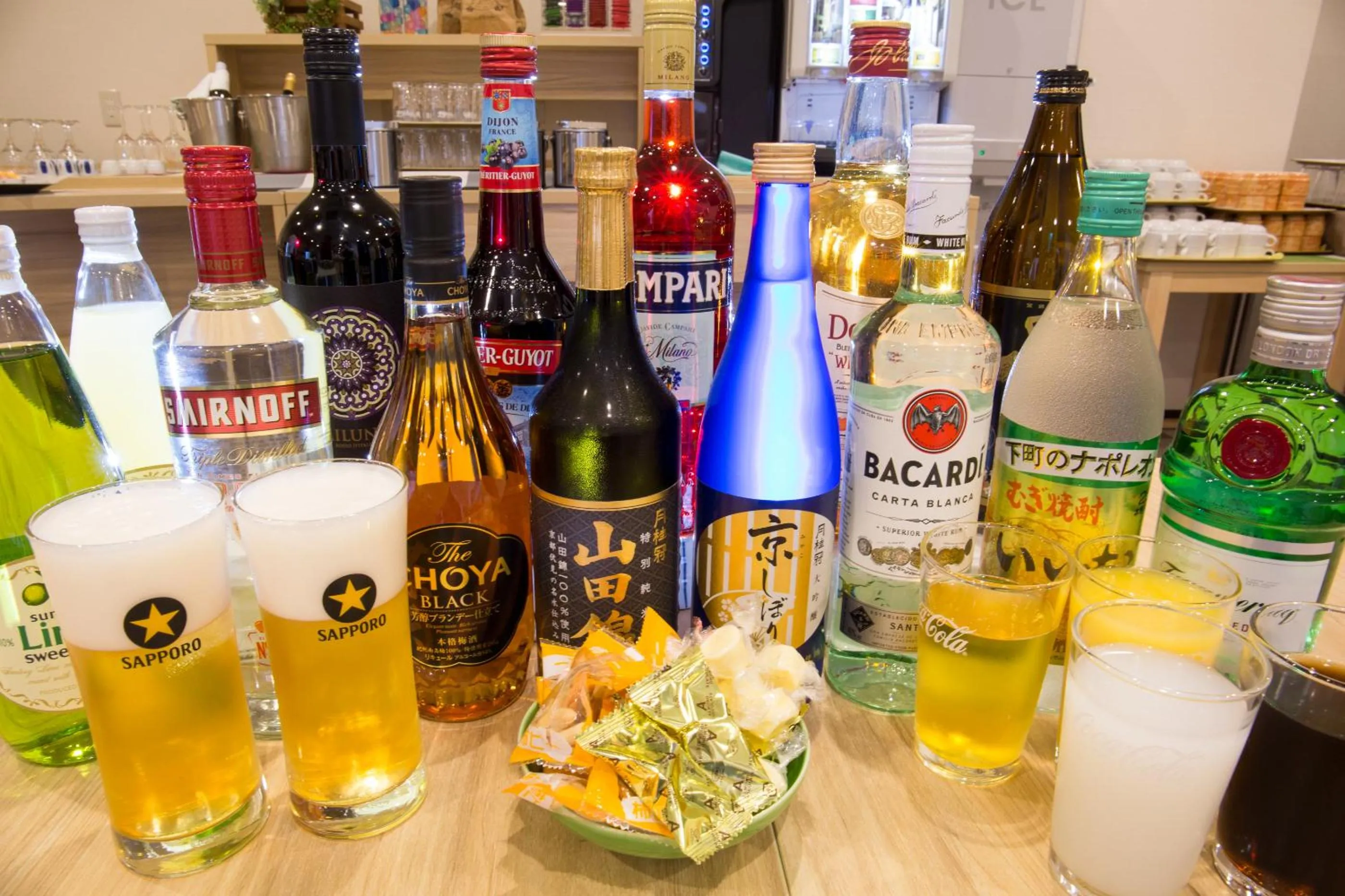 Drinks in Kyonoyado Kiyomizu Gojo Kuretakeso