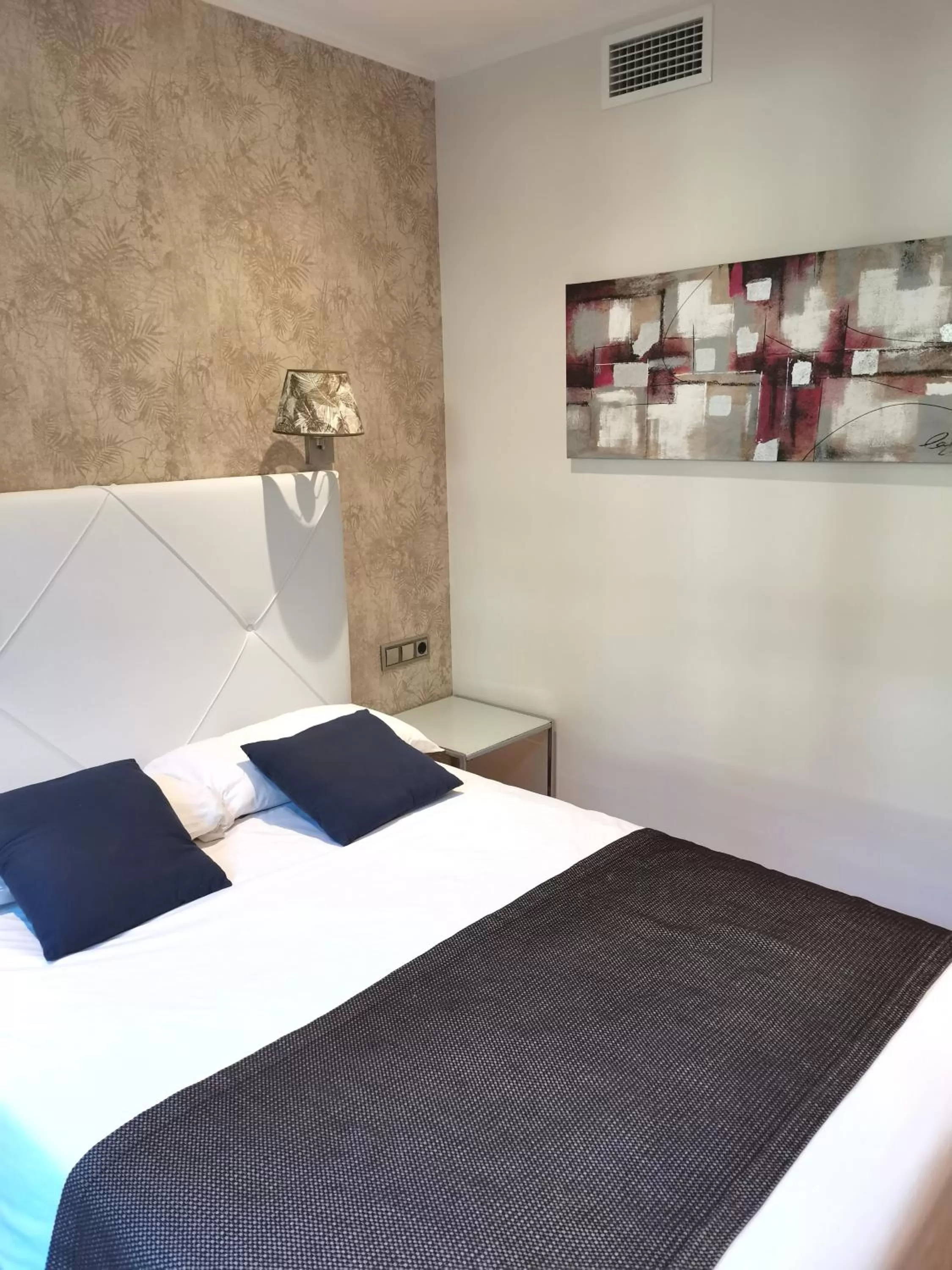 Bed in Hotel Lloret Ramblas