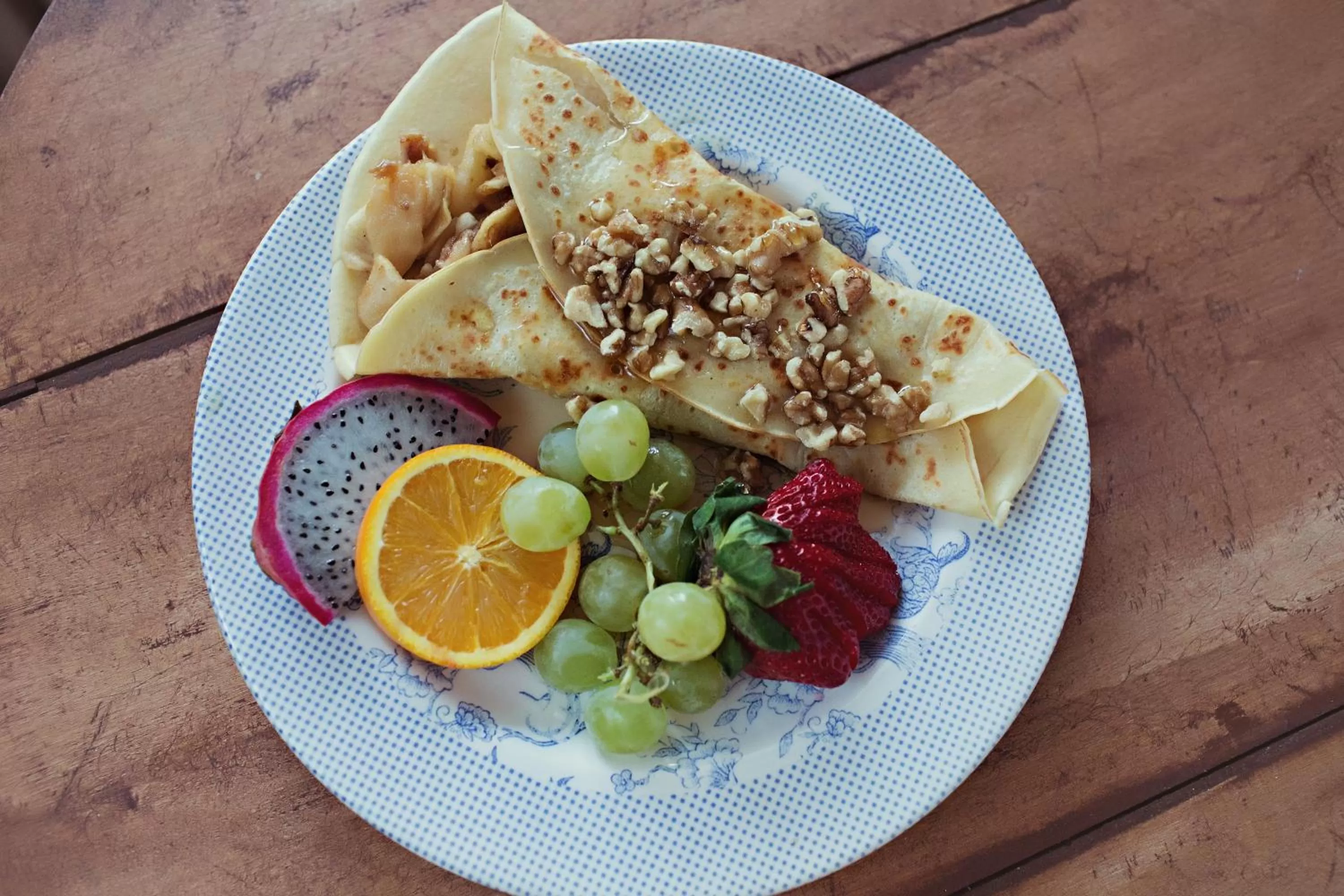 Food and drinks in Auberge Carpe Diem