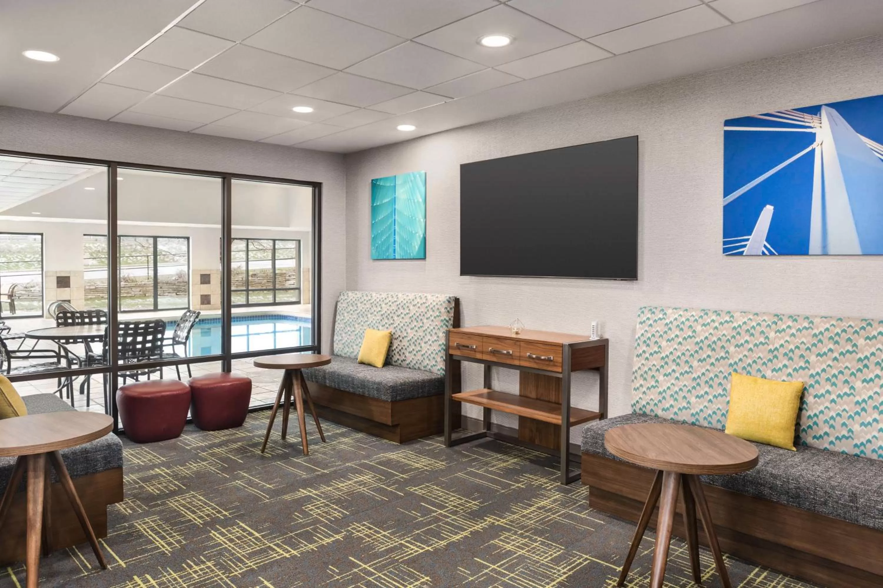 Lobby or reception in Hampton Inn Milwaukee Brookfield