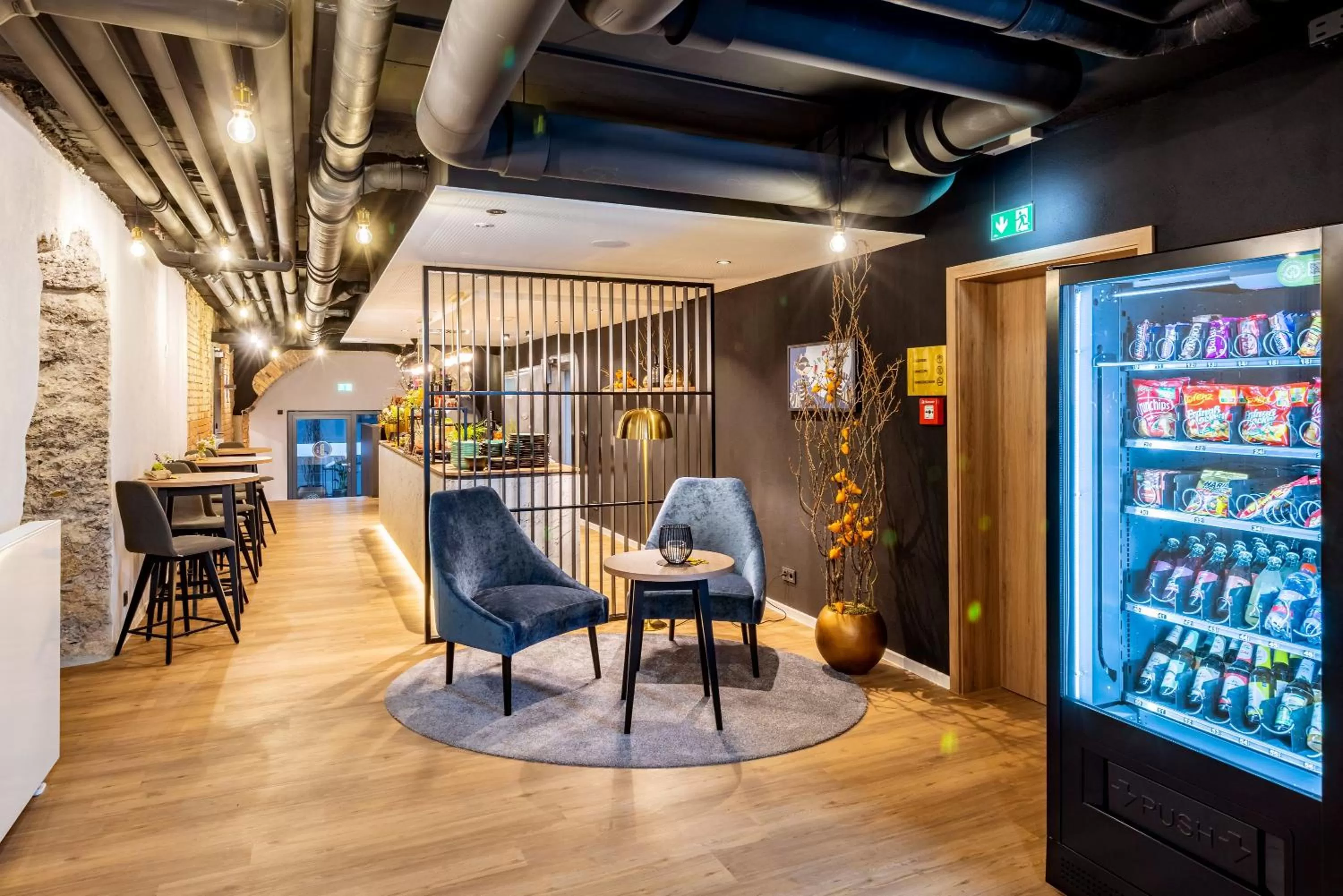 Breakfast in BOLLWERK Lifestyle Hotel, automatisiertes Hotel mit Self Check In