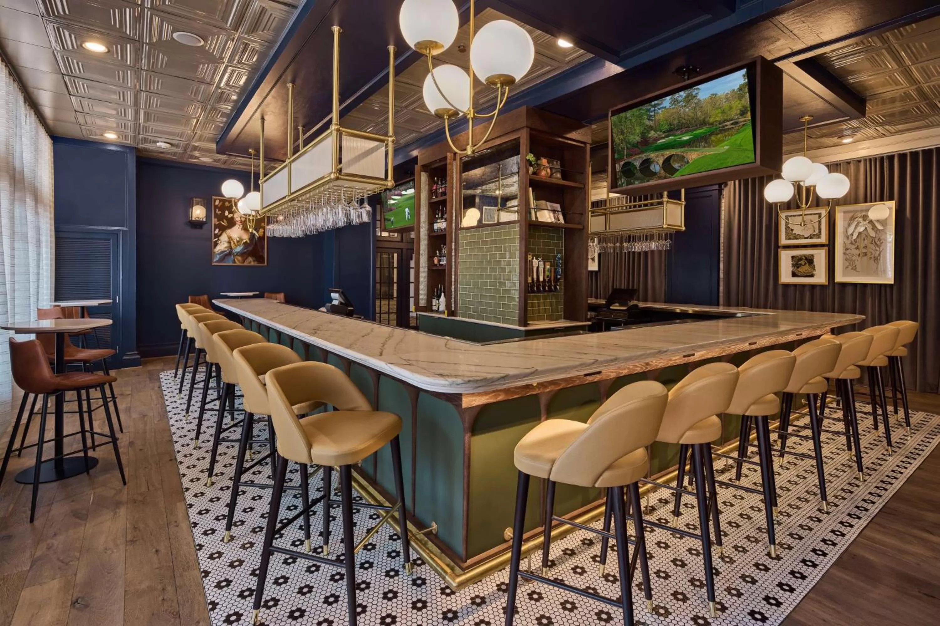 Lounge or bar in The Partridge Inn Augusta, Curio Collection by Hilton