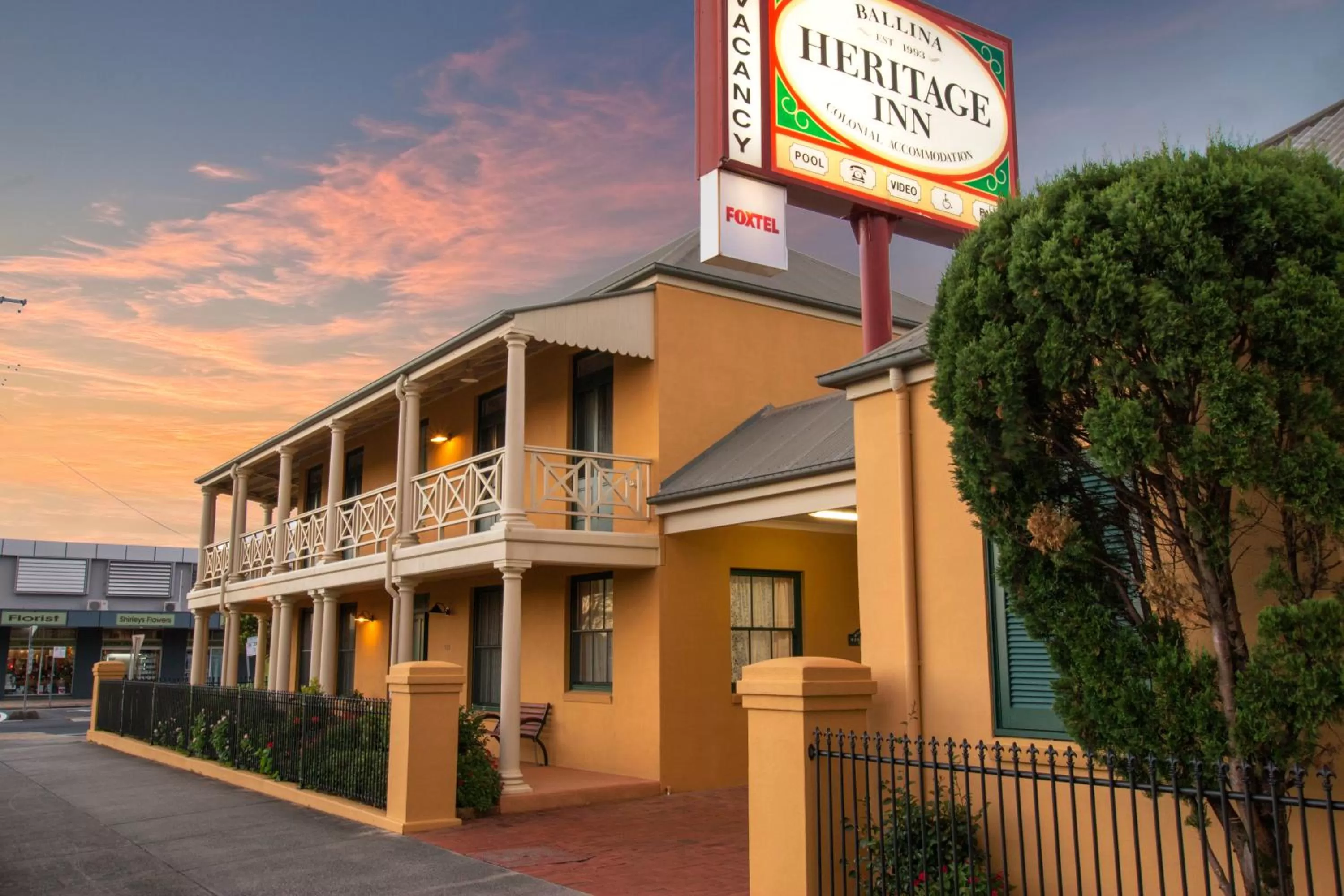Property building in Ballina Heritage Inn