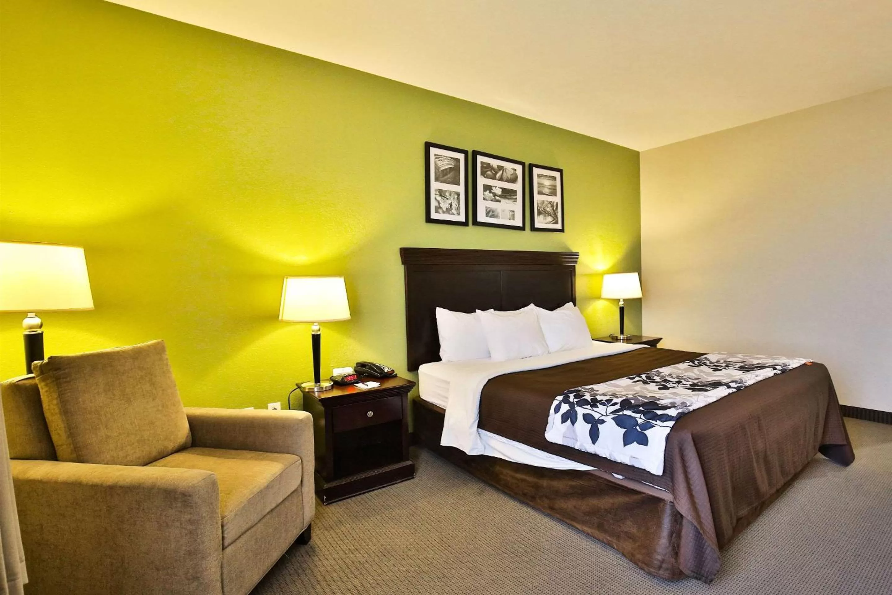 Photo of the whole room, Bed in Sleep Inn & Suites Abilene Near University