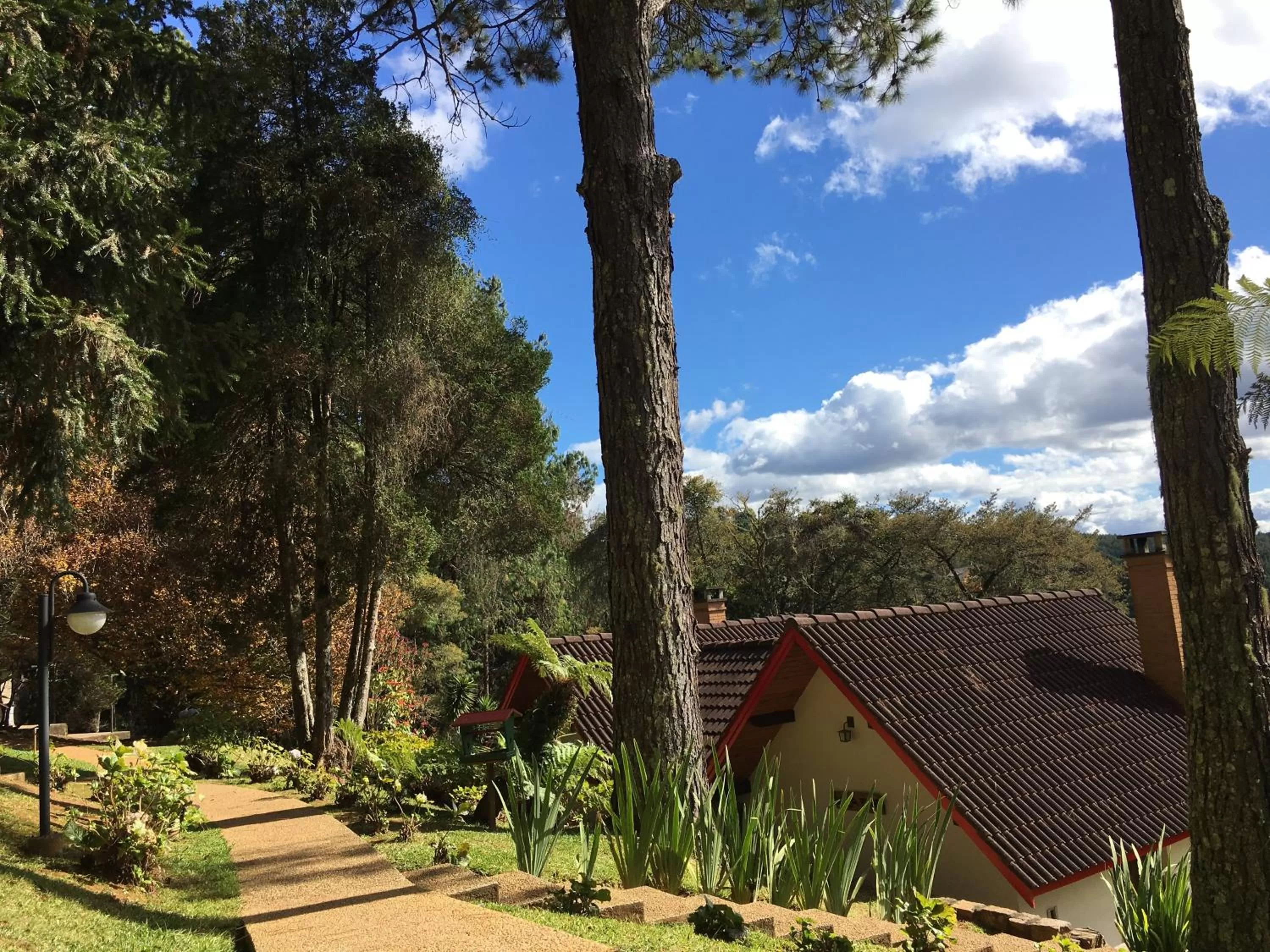 Garden view in Pousada Aguia da Montanha