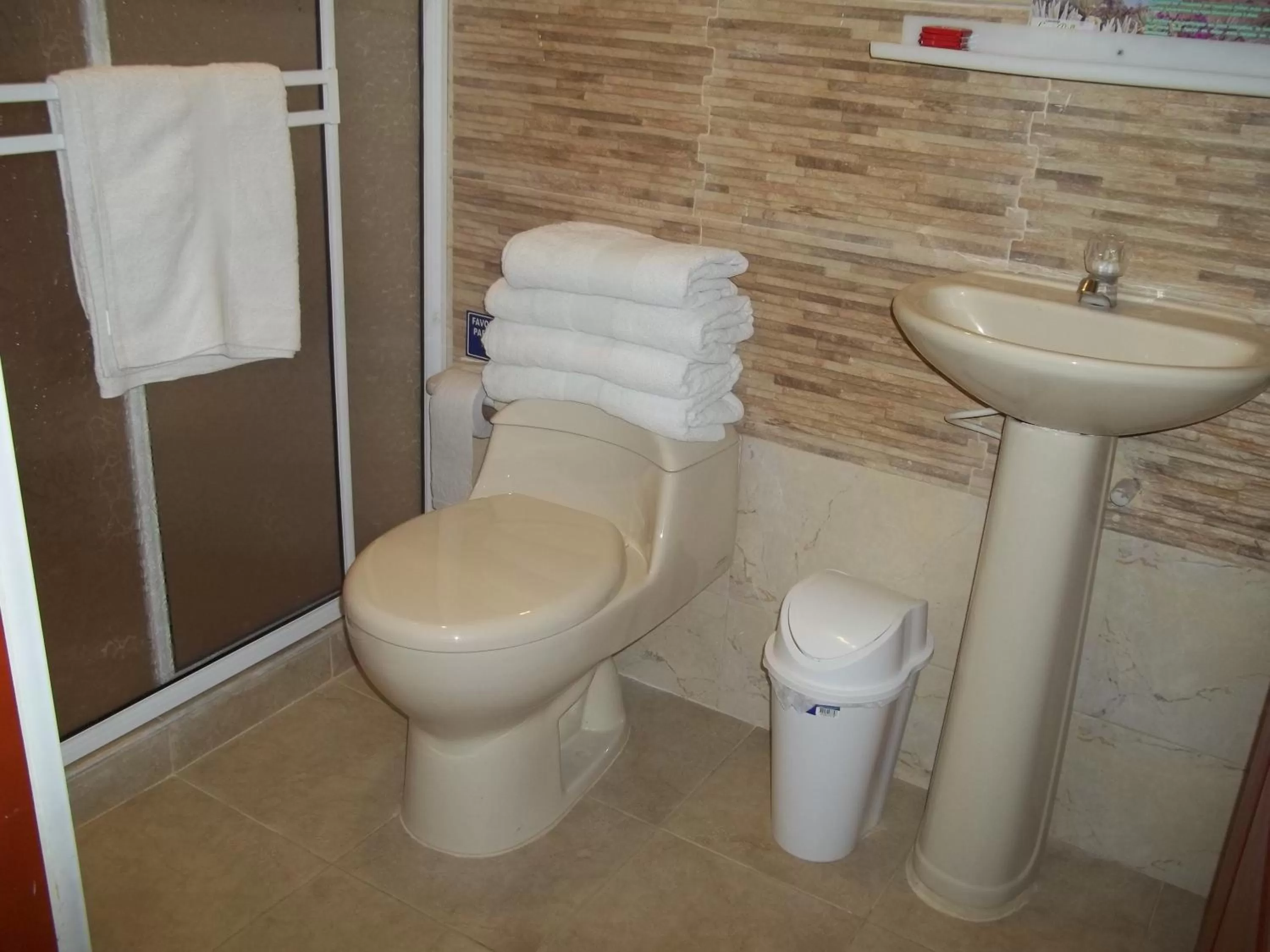 Bathroom in Cabañas Las Bifloras