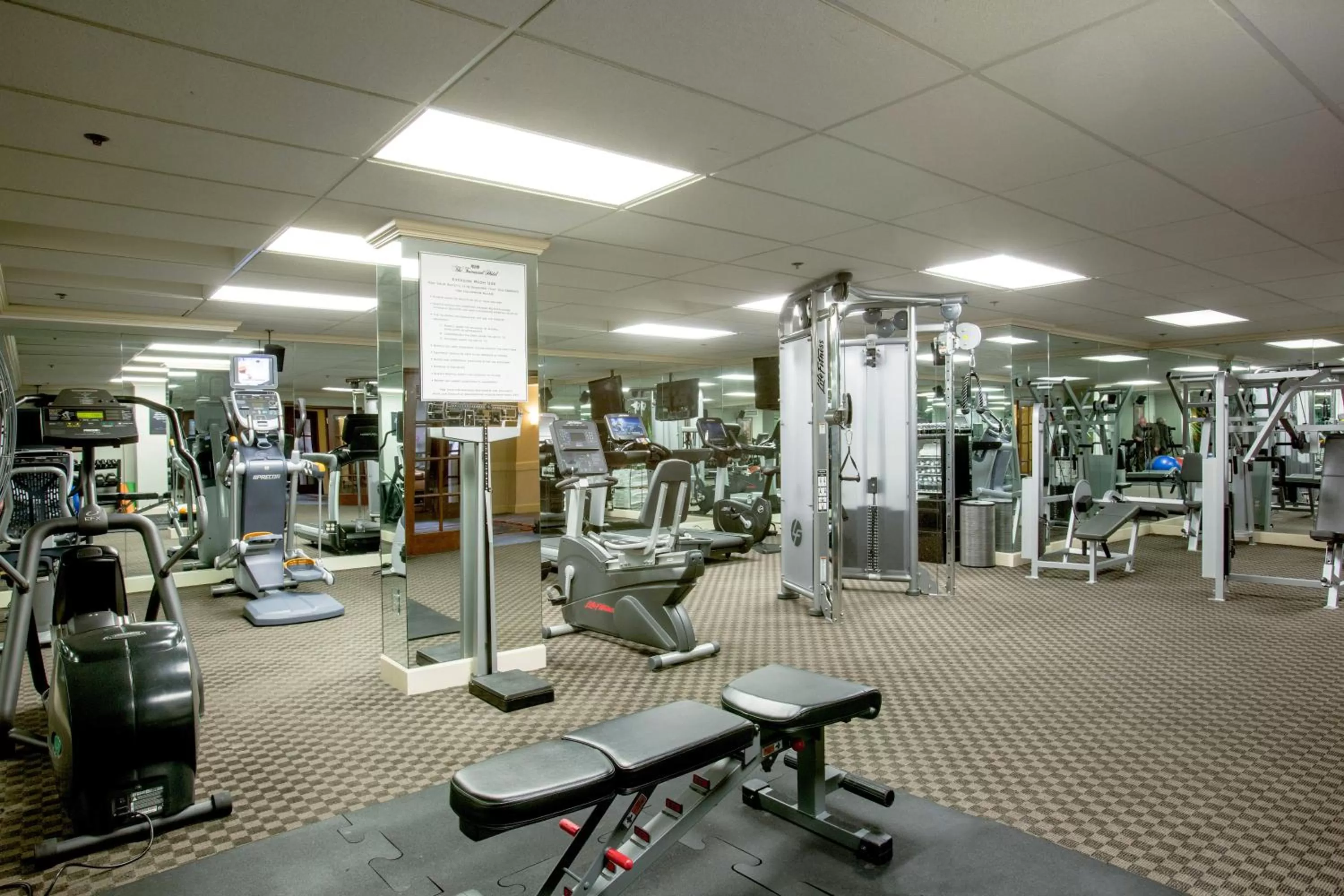 Fitness centre/facilities in The Townsend Hotel