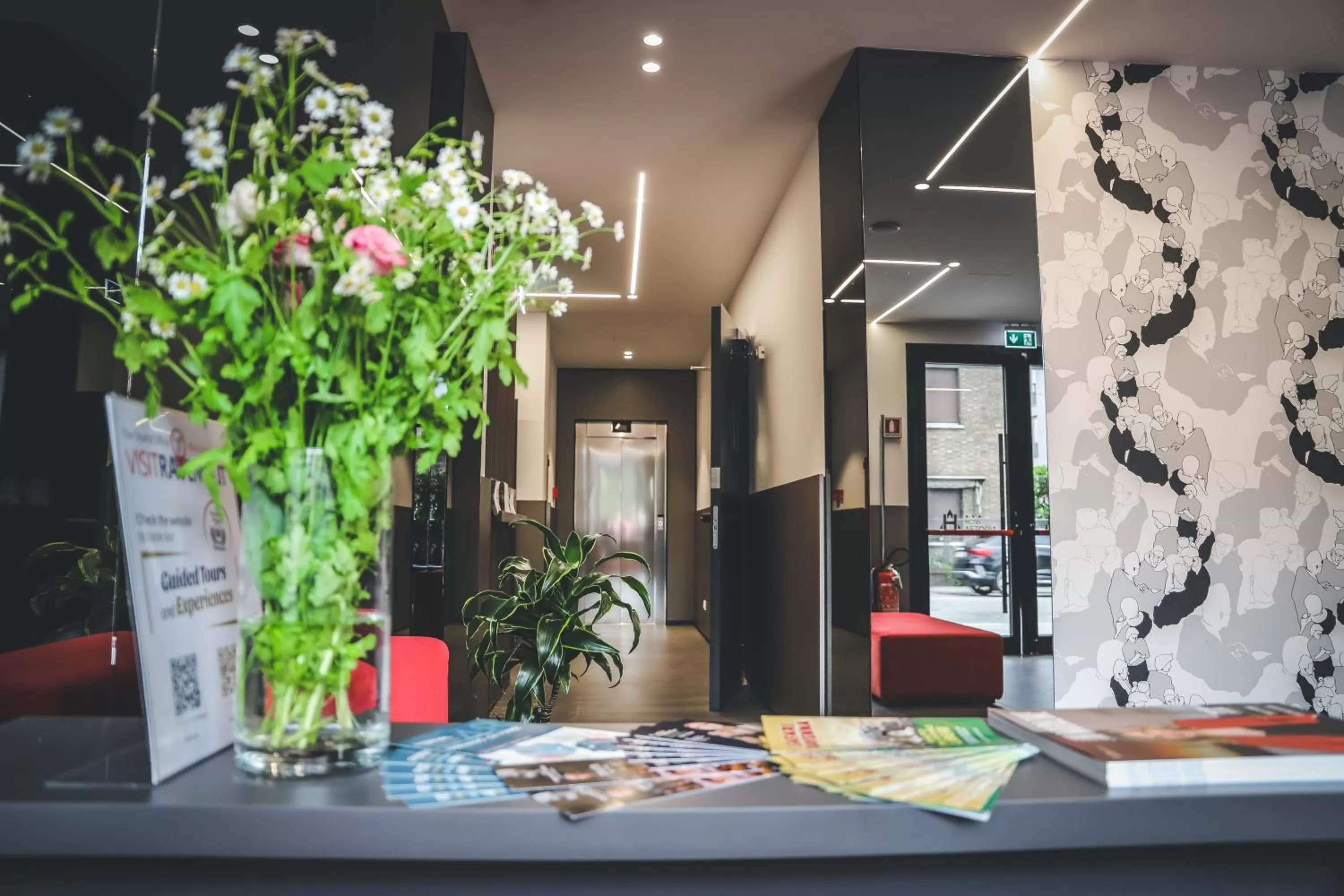 Lobby or reception in Hotel Astoria