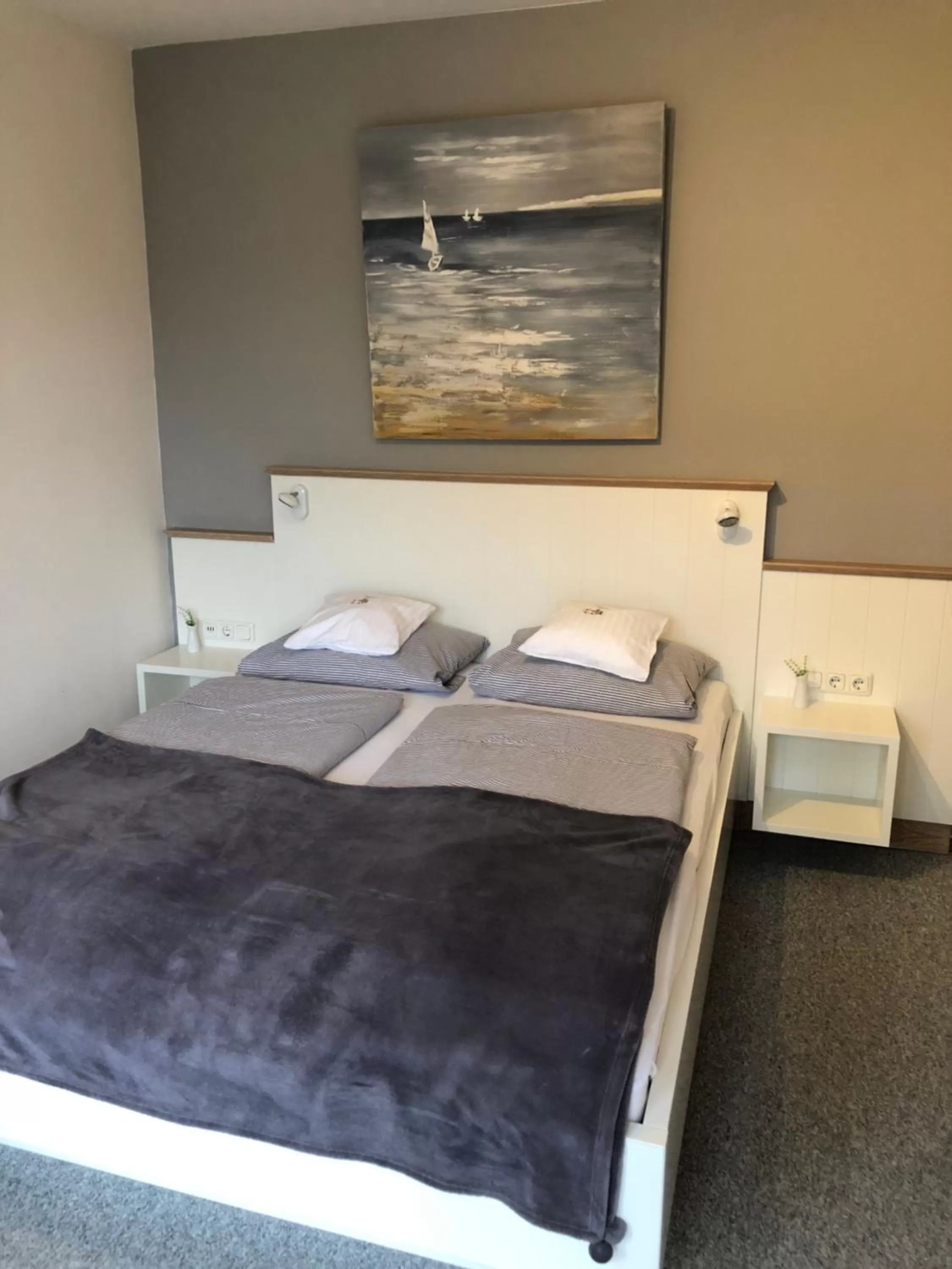 Bed in Hotel garni Seeluft Büsum