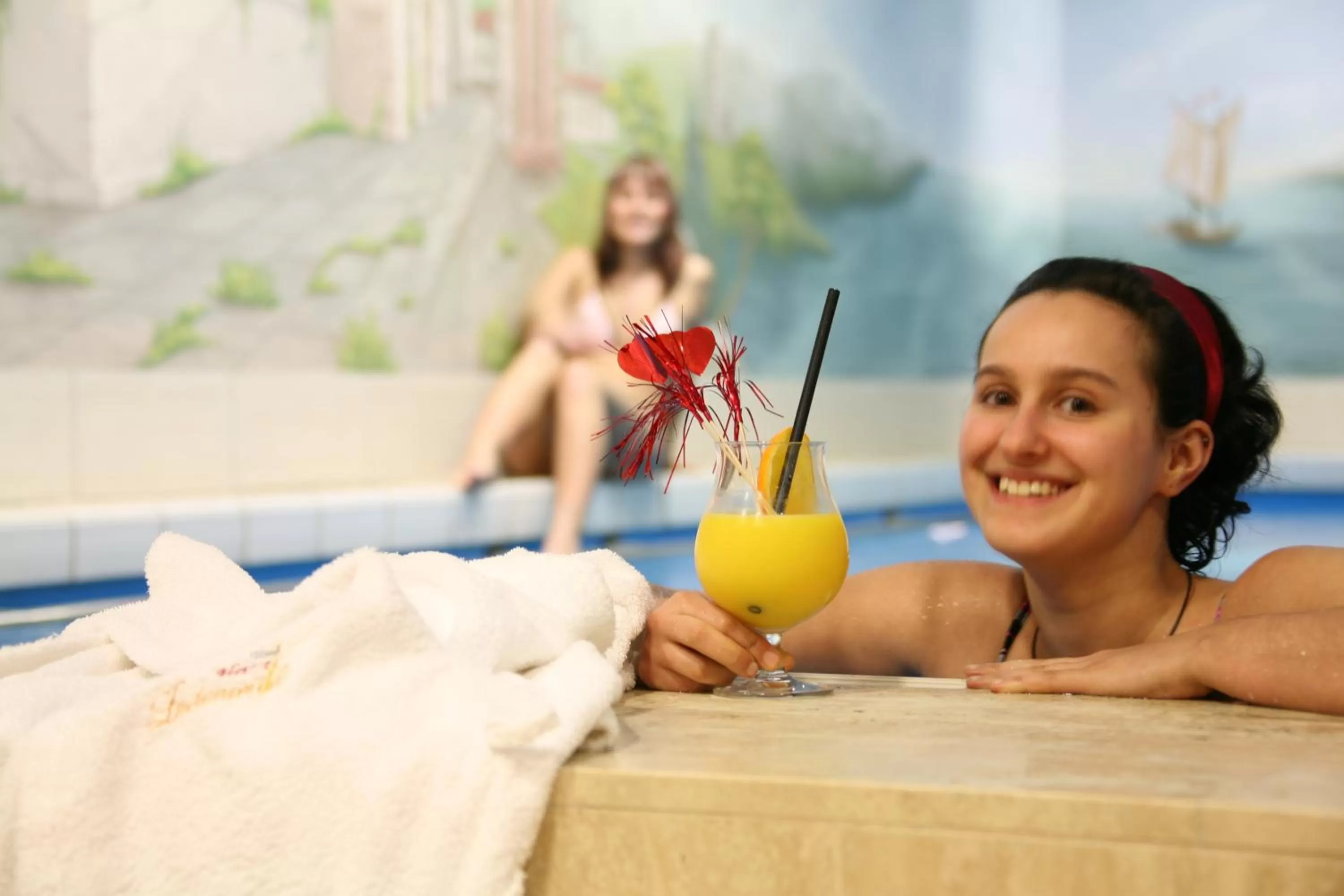 People in Hotel Hartl's Lindenmühle