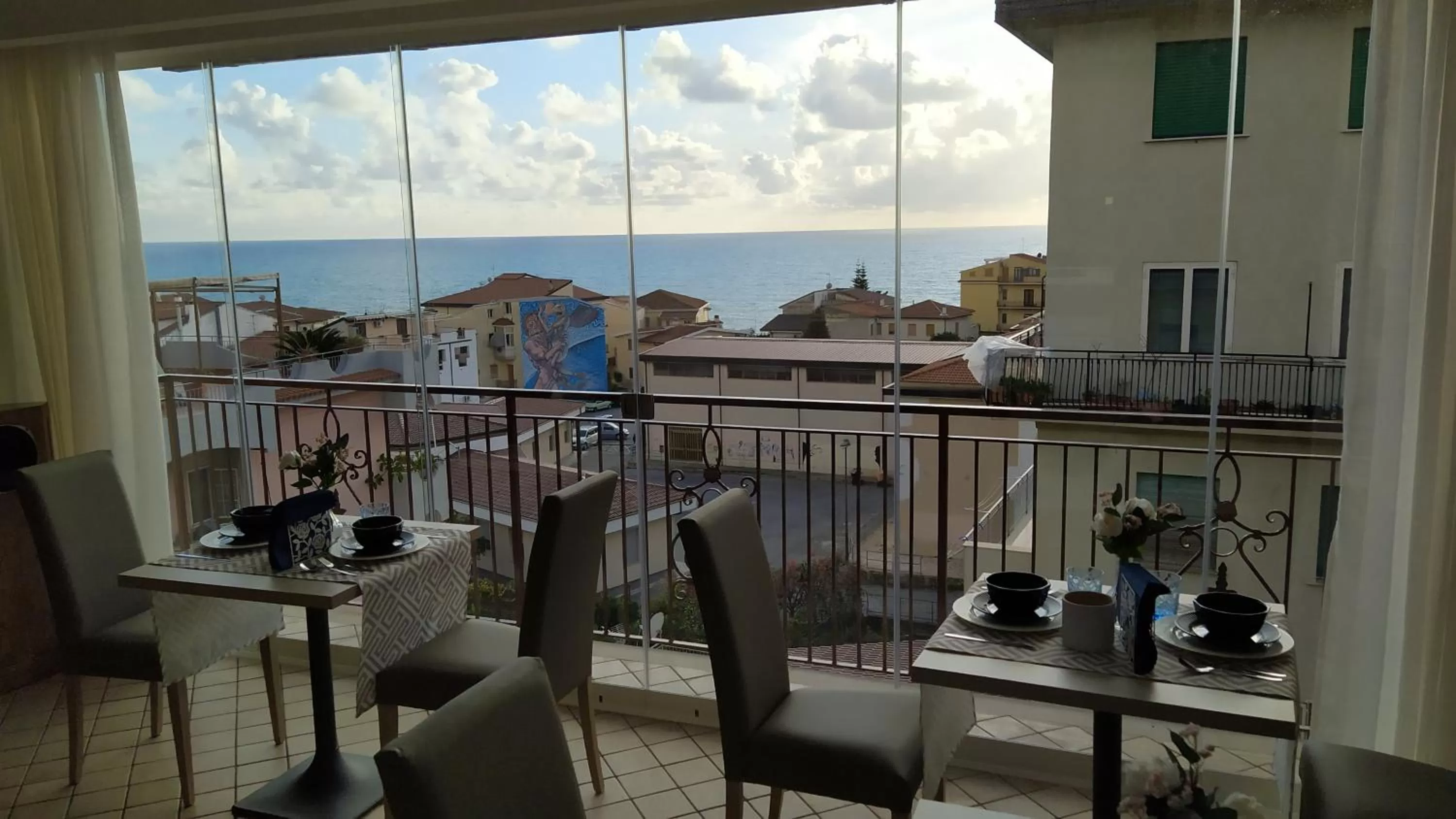 Patio in B&B La Stazione