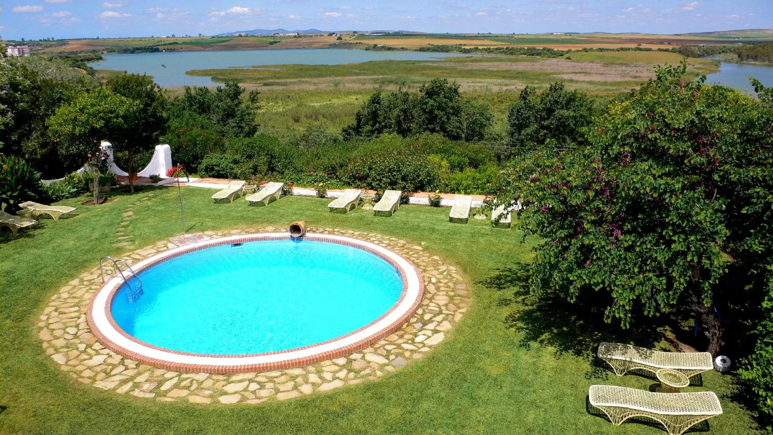 Natural landscape in Hacienda El Santiscal