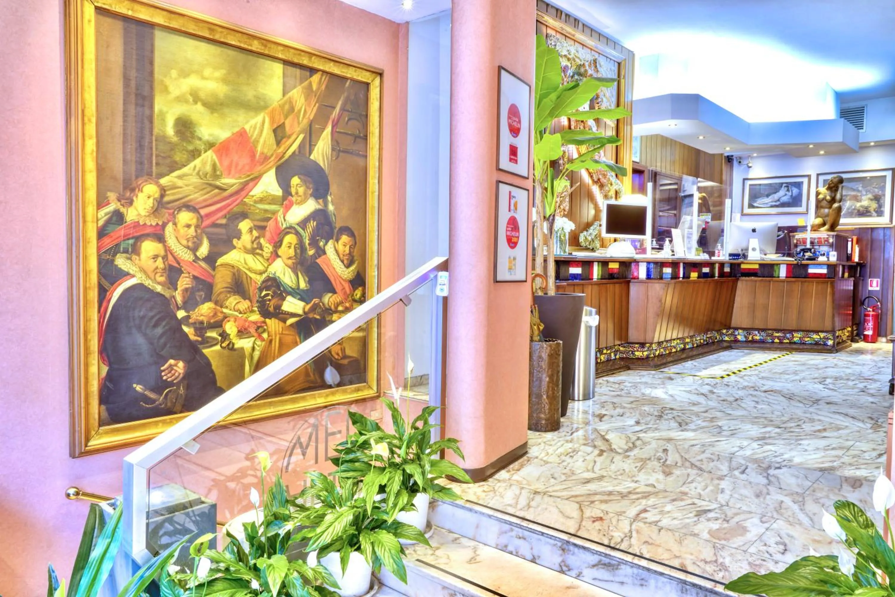 Lobby or reception in Hotel Mec