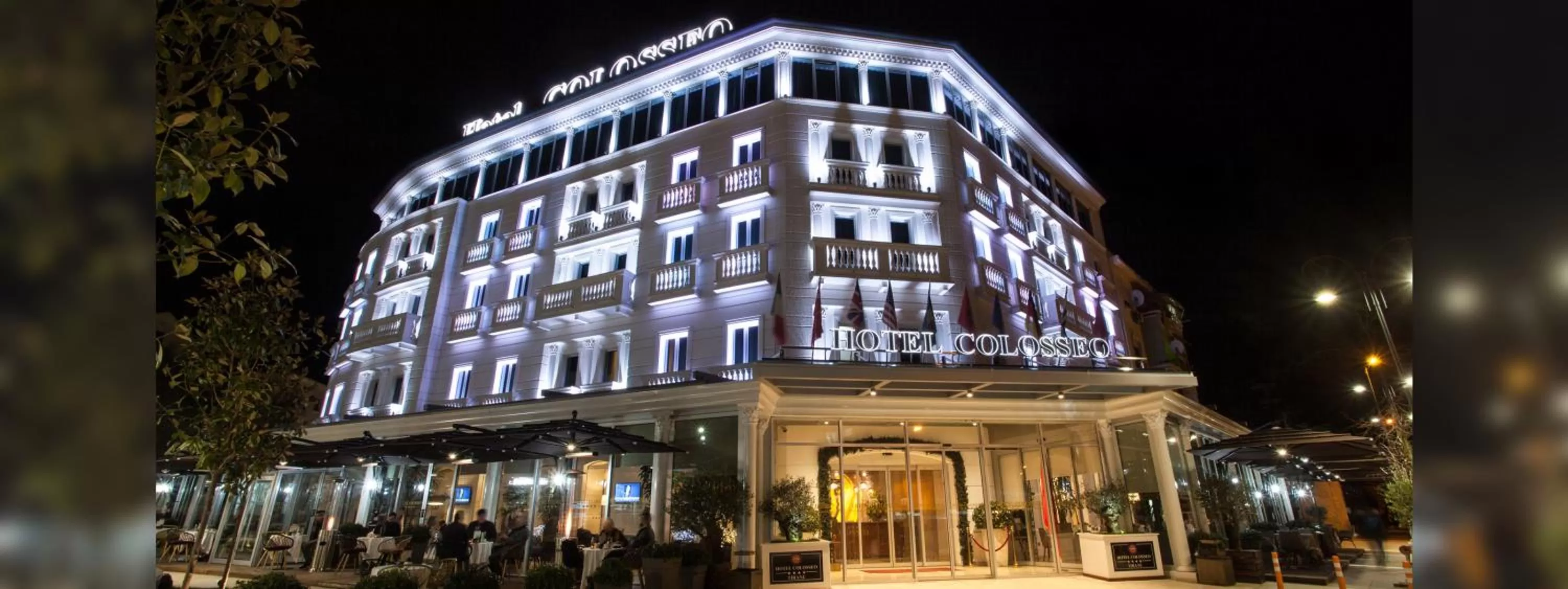 Facade/entrance in Hotel Colosseo Tirana
