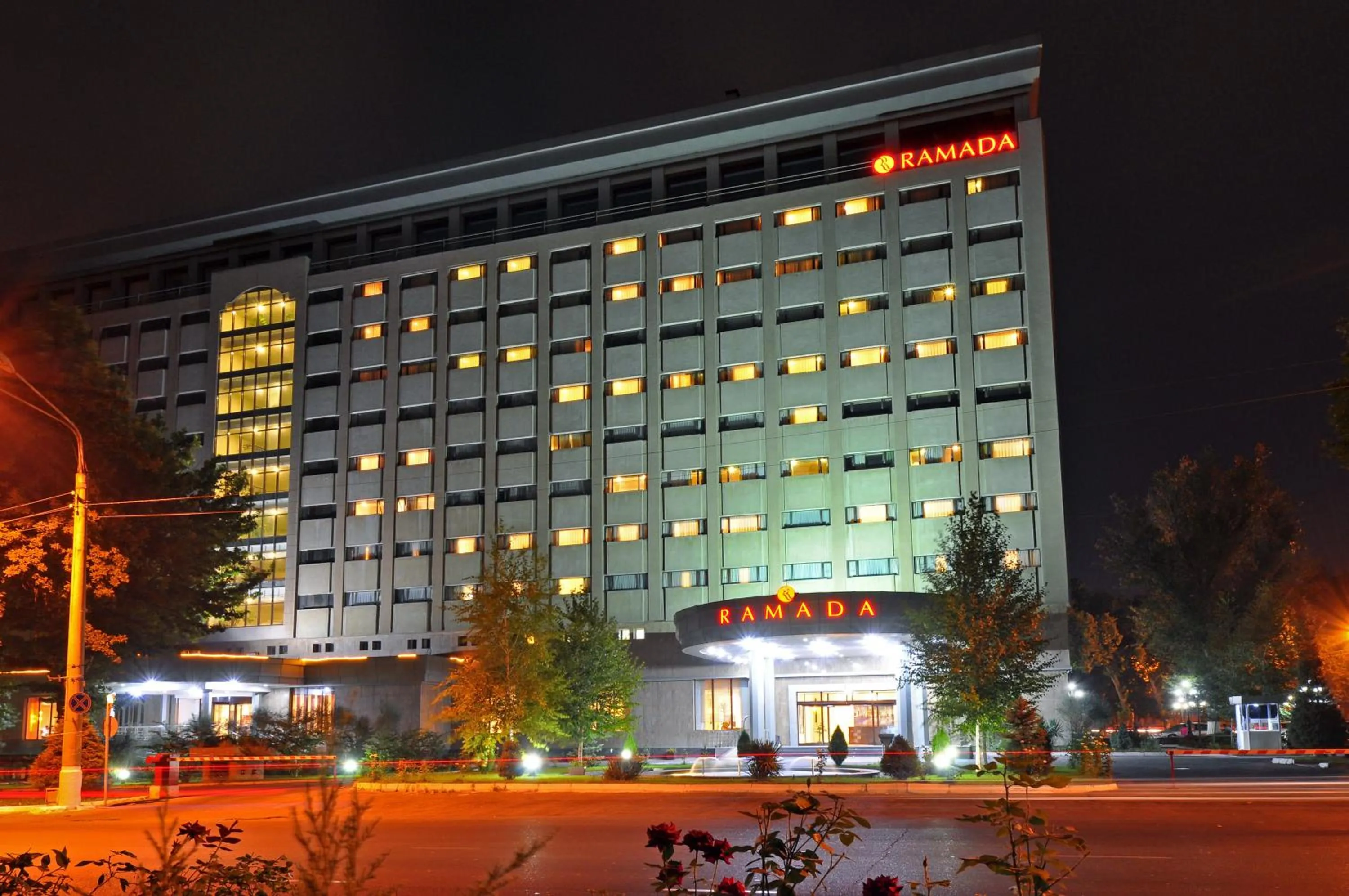 Facade/entrance in Ramada by Wyndham Tashkent