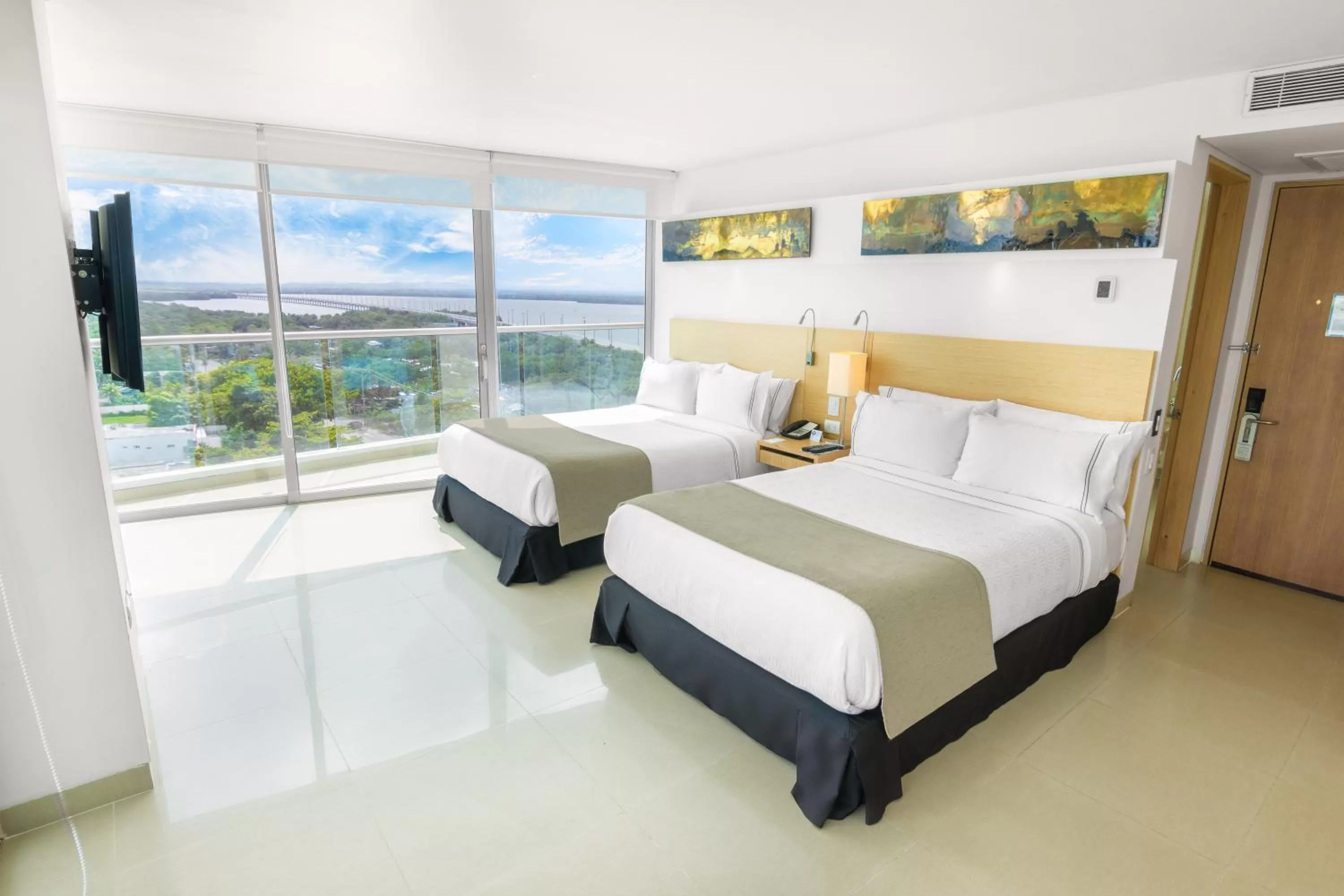 Bed in Sonesta Hotel Cartagena