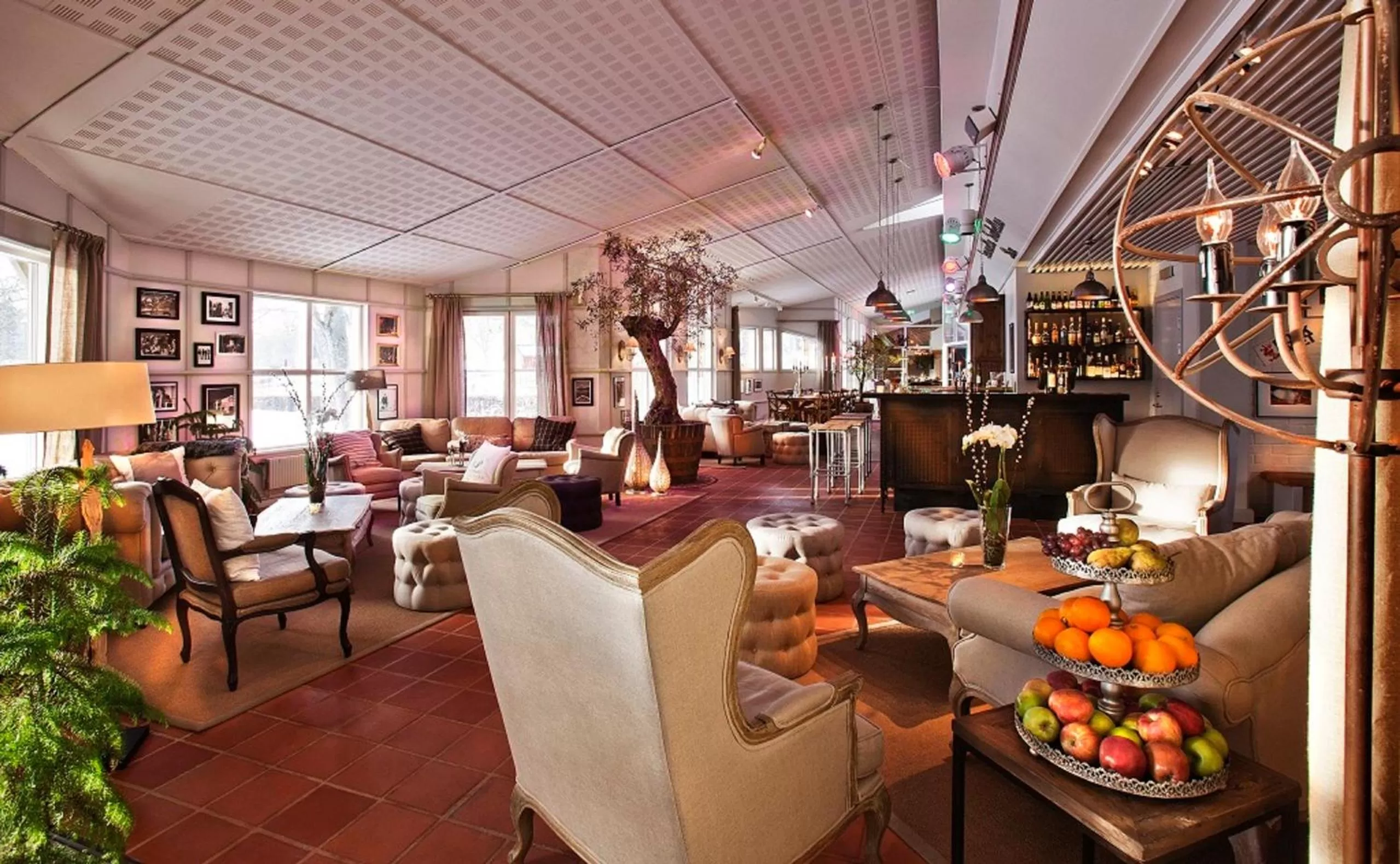 Lounge or bar in Hesselby Slott