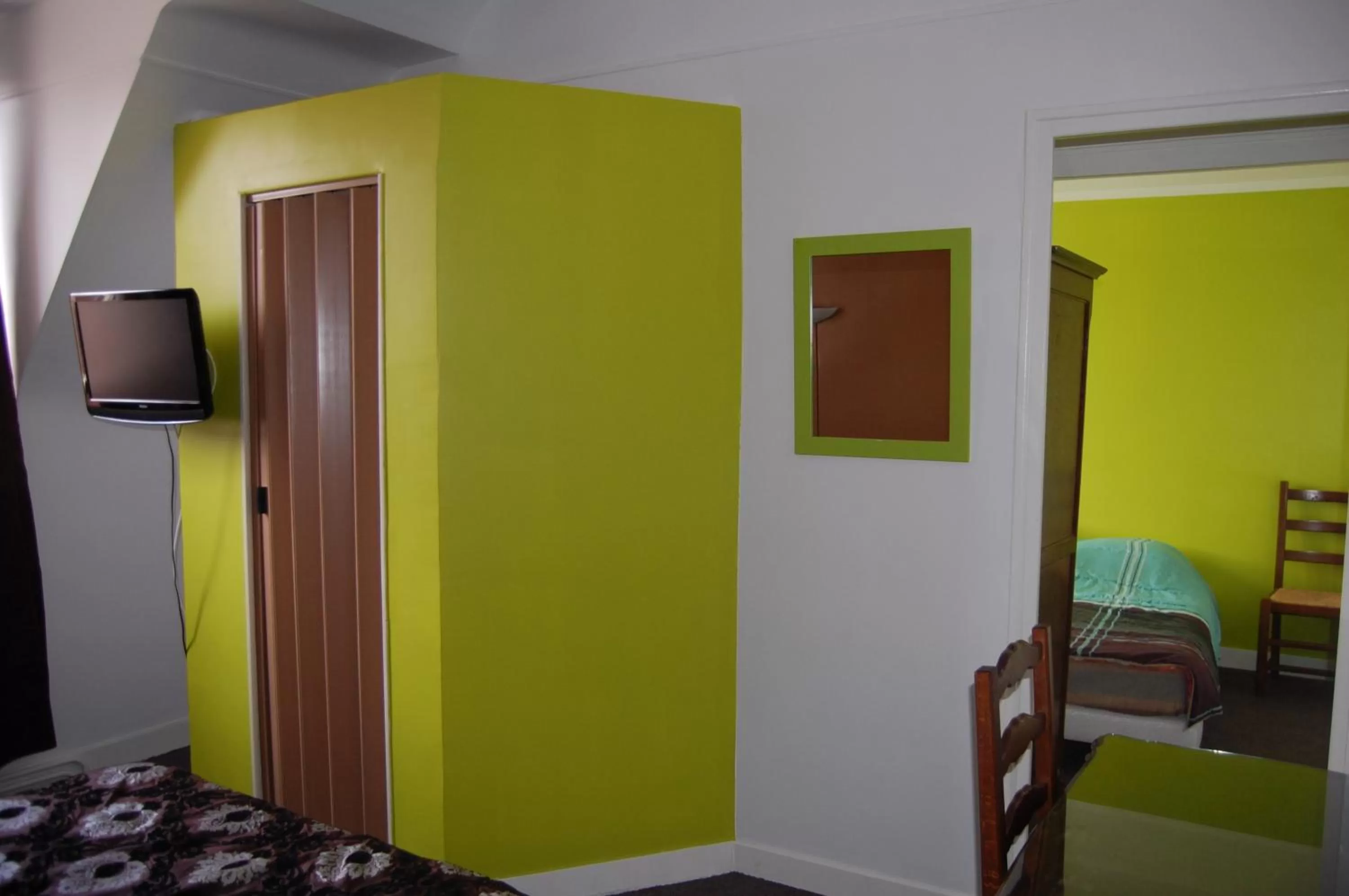 Decorative detail, Bed in Hotel La Tour