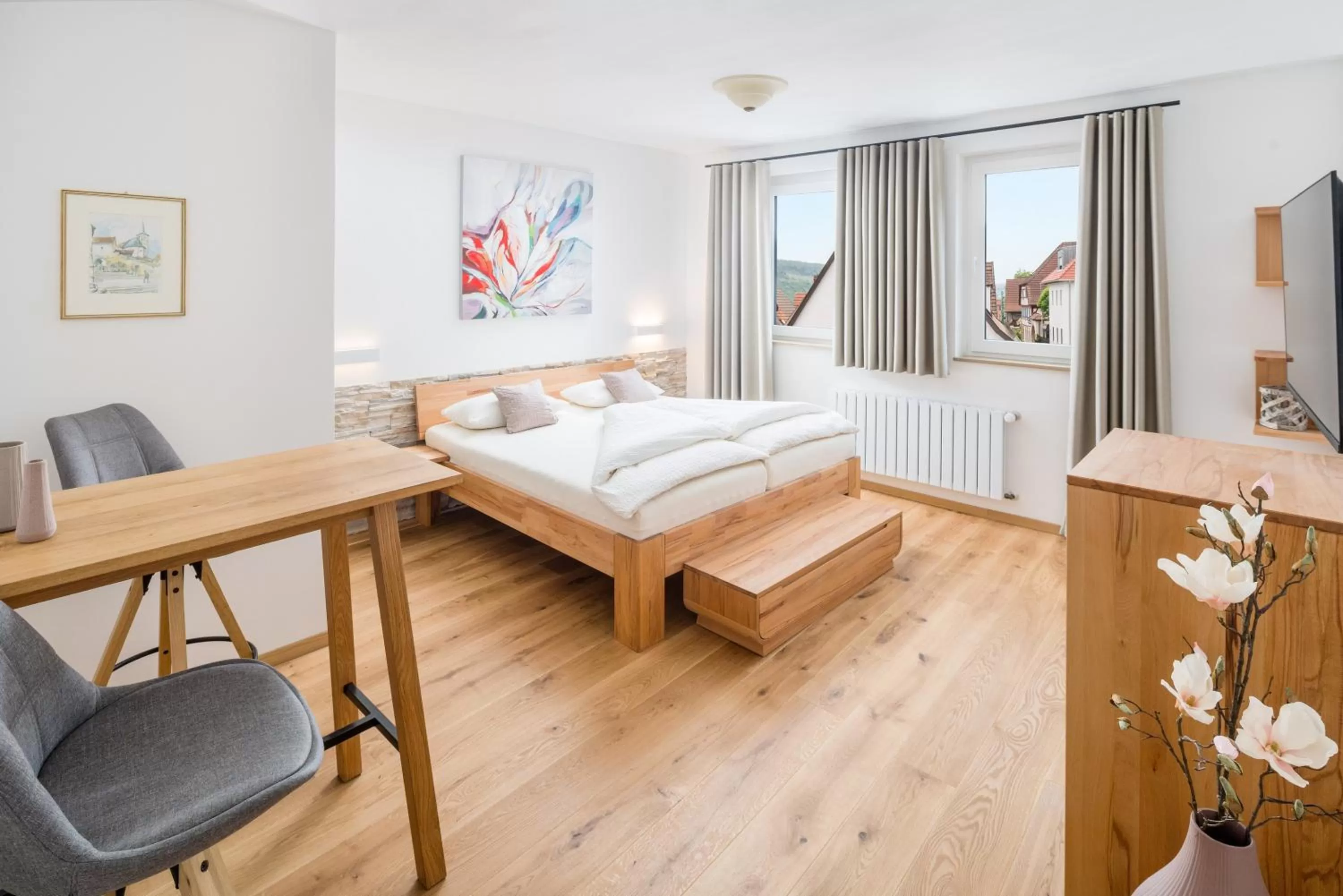 Bedroom in Landgasthof- Hotel Löwen