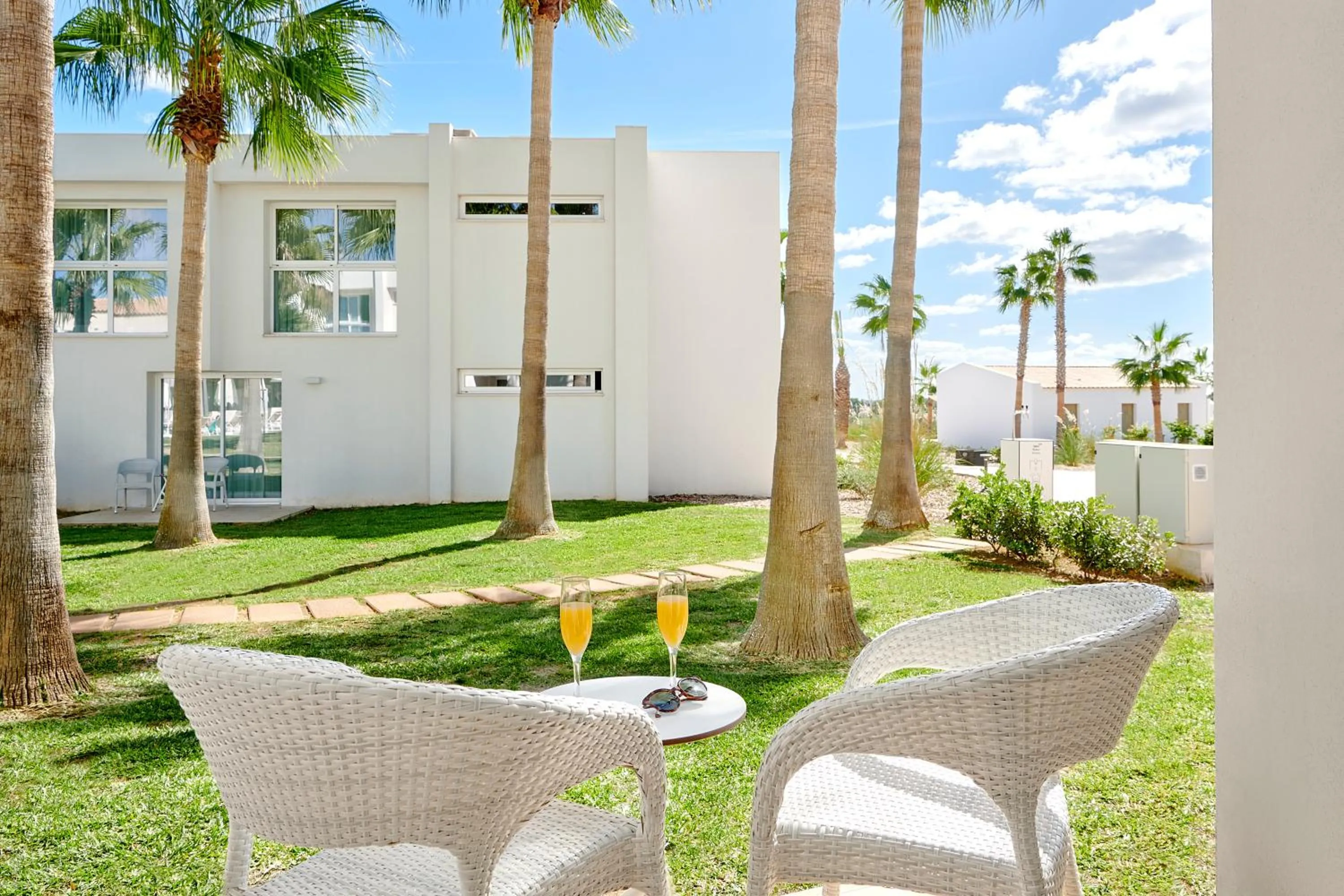 Balcony/Terrace in Iberostar Waves Cala Domingos All Inclusive