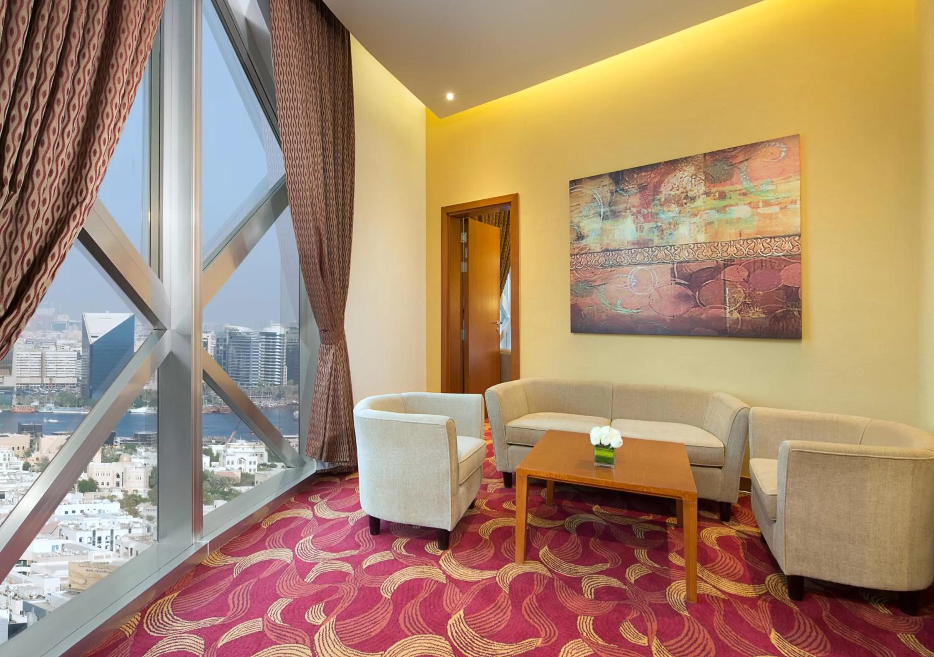 Living room in City Seasons Towers Hotel Bur Dubai