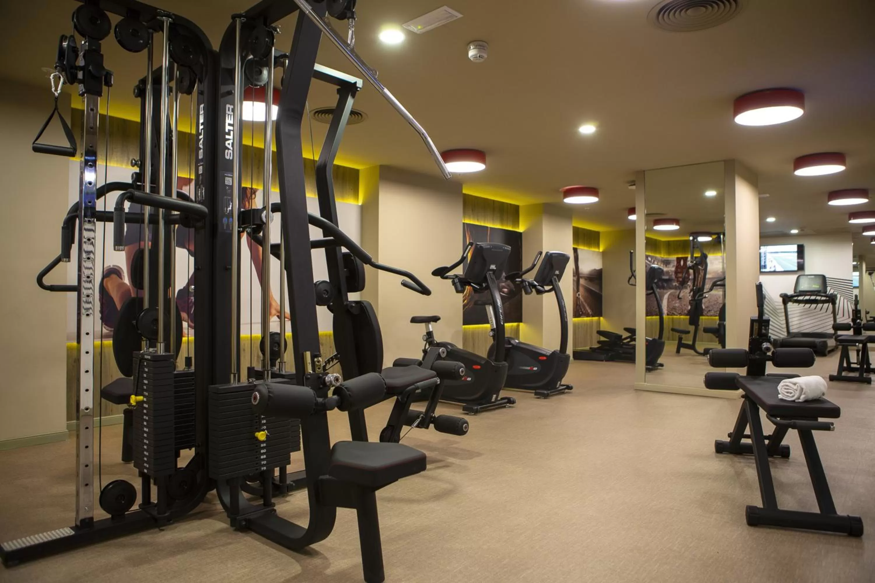 Fitness centre/facilities in Riu Plaza España