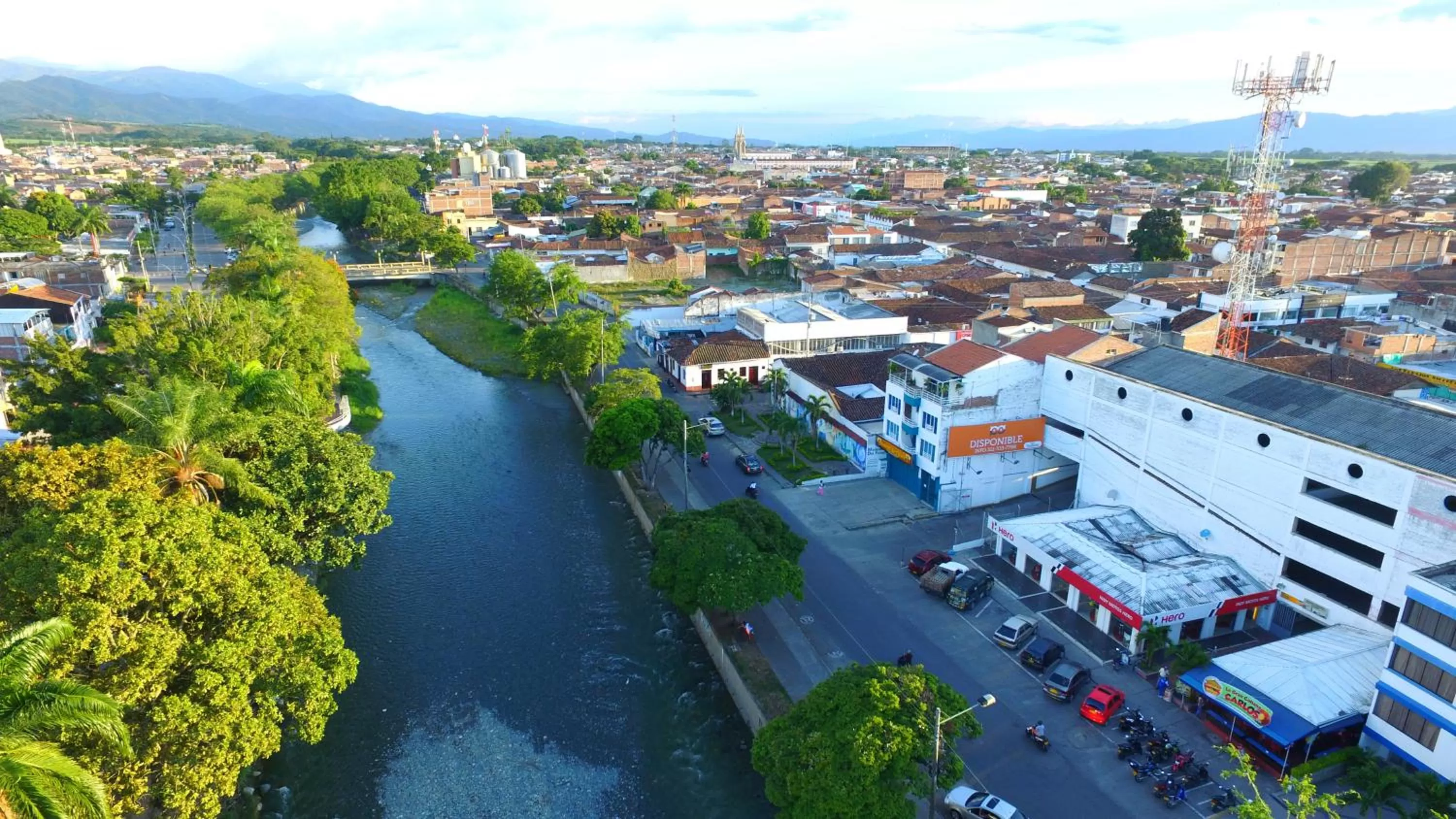 River view, Bird's-eye View in Hotel Cafe Plaza
