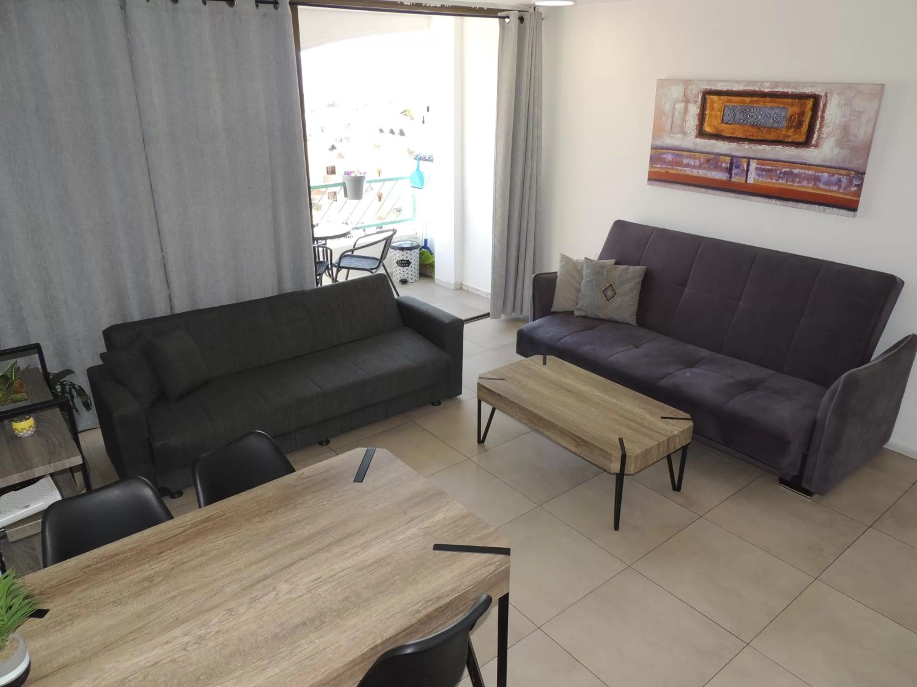 Living room in Lev Eilat Suites