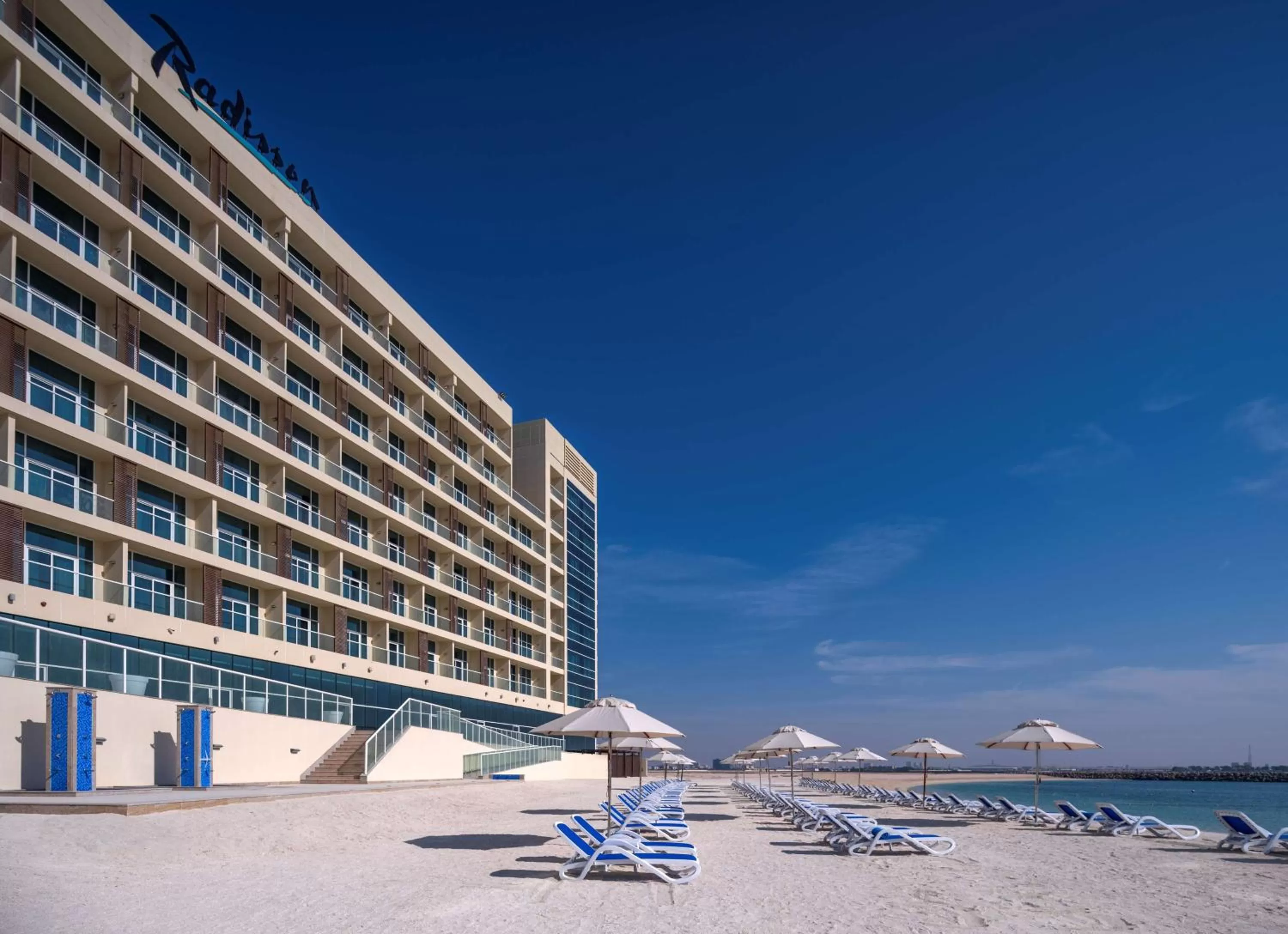 Beach in Radisson Resort Ras Al Khaimah Marjan Island