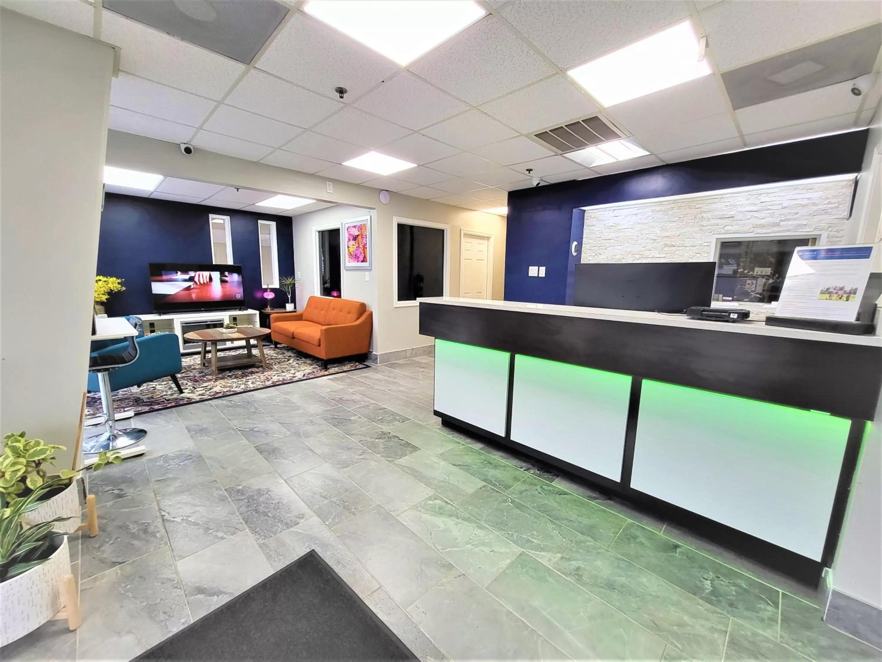 Lobby or reception, Lobby/Reception in Rodeway Inn Norfolk