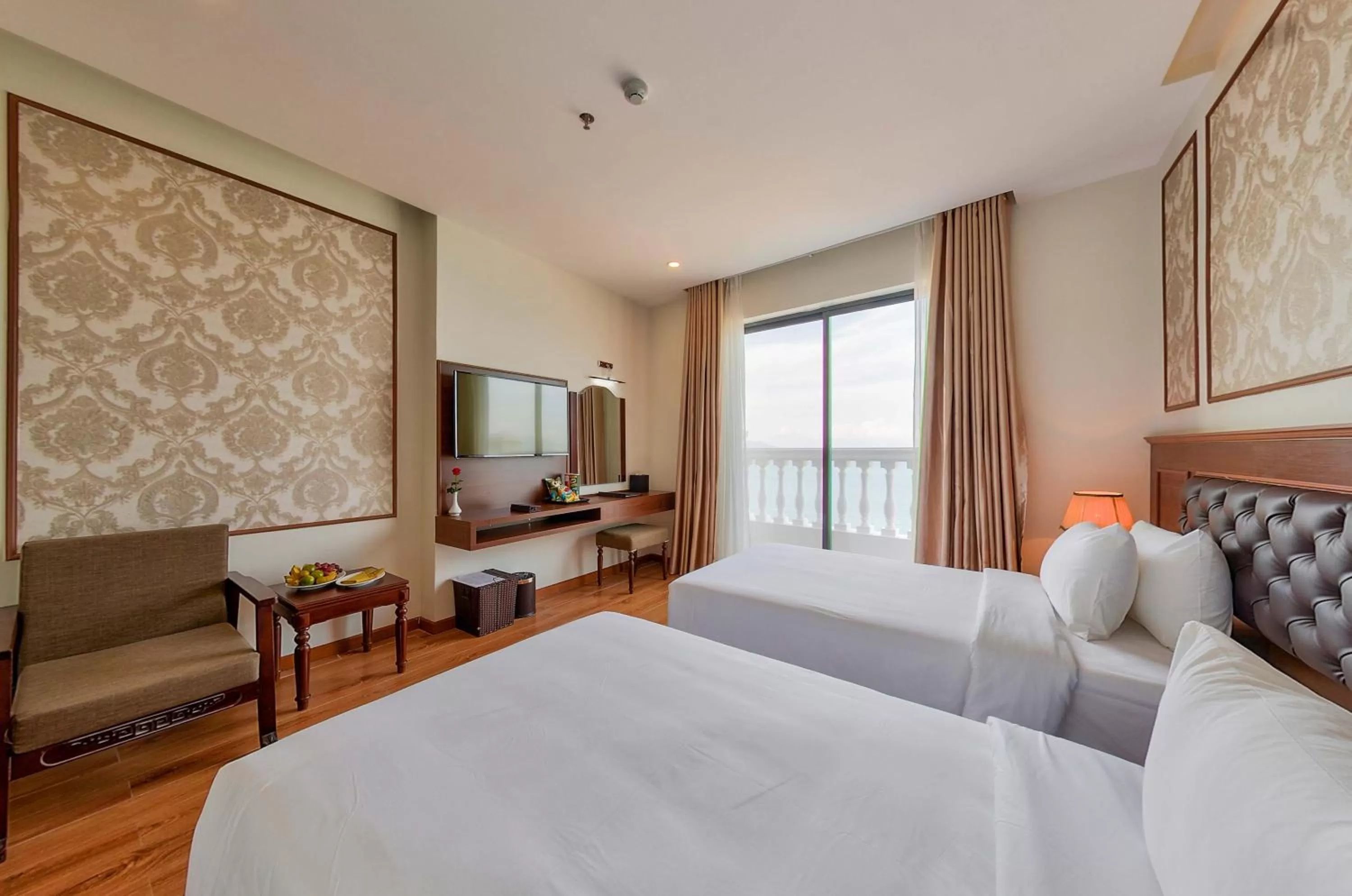 Photo of the whole room, Bed in Imperial Nha Trang