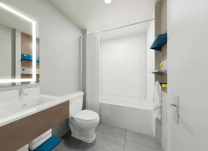 Shower in Microtel Inn and Suites by Wyndham