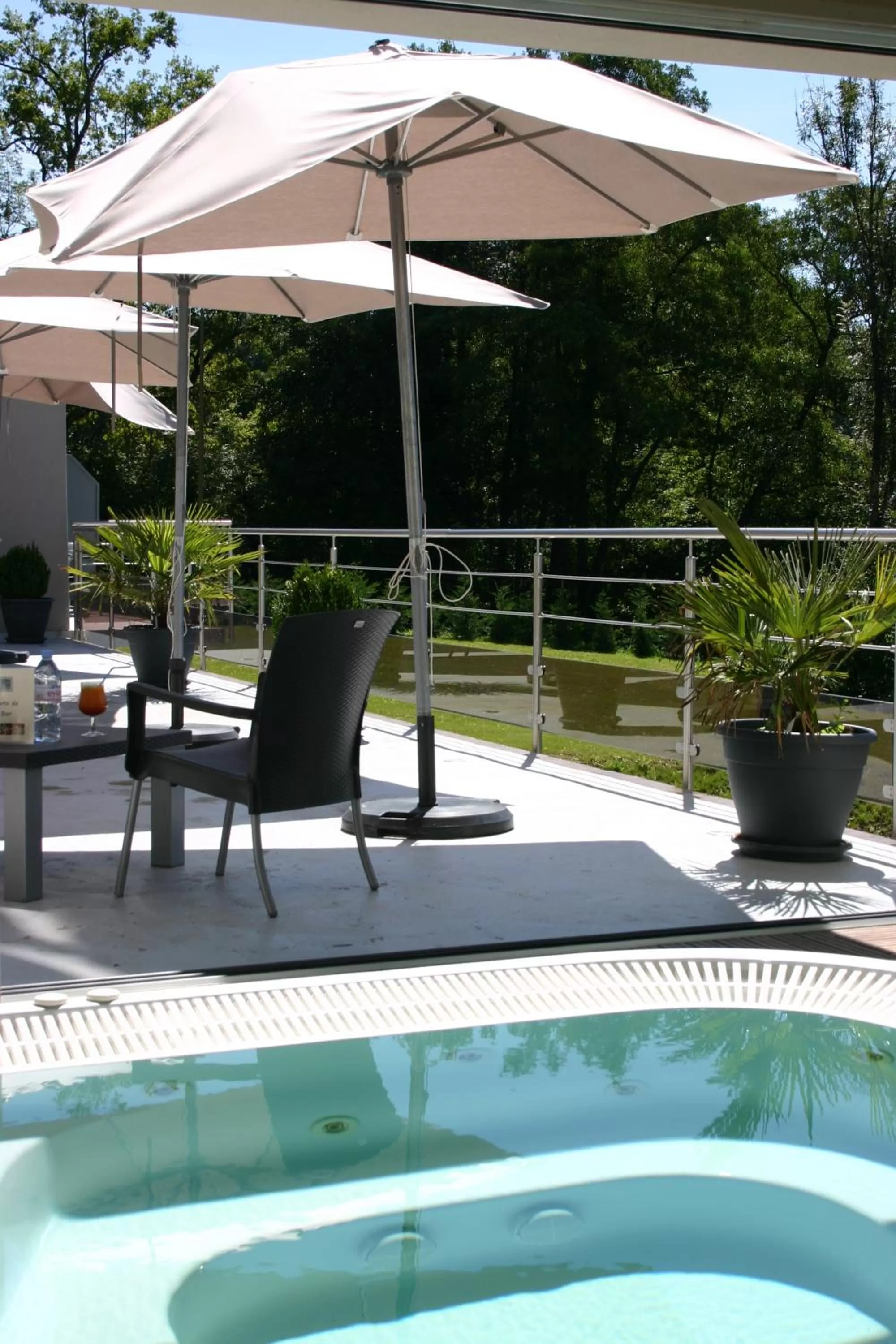 Patio in Hotel Blanc