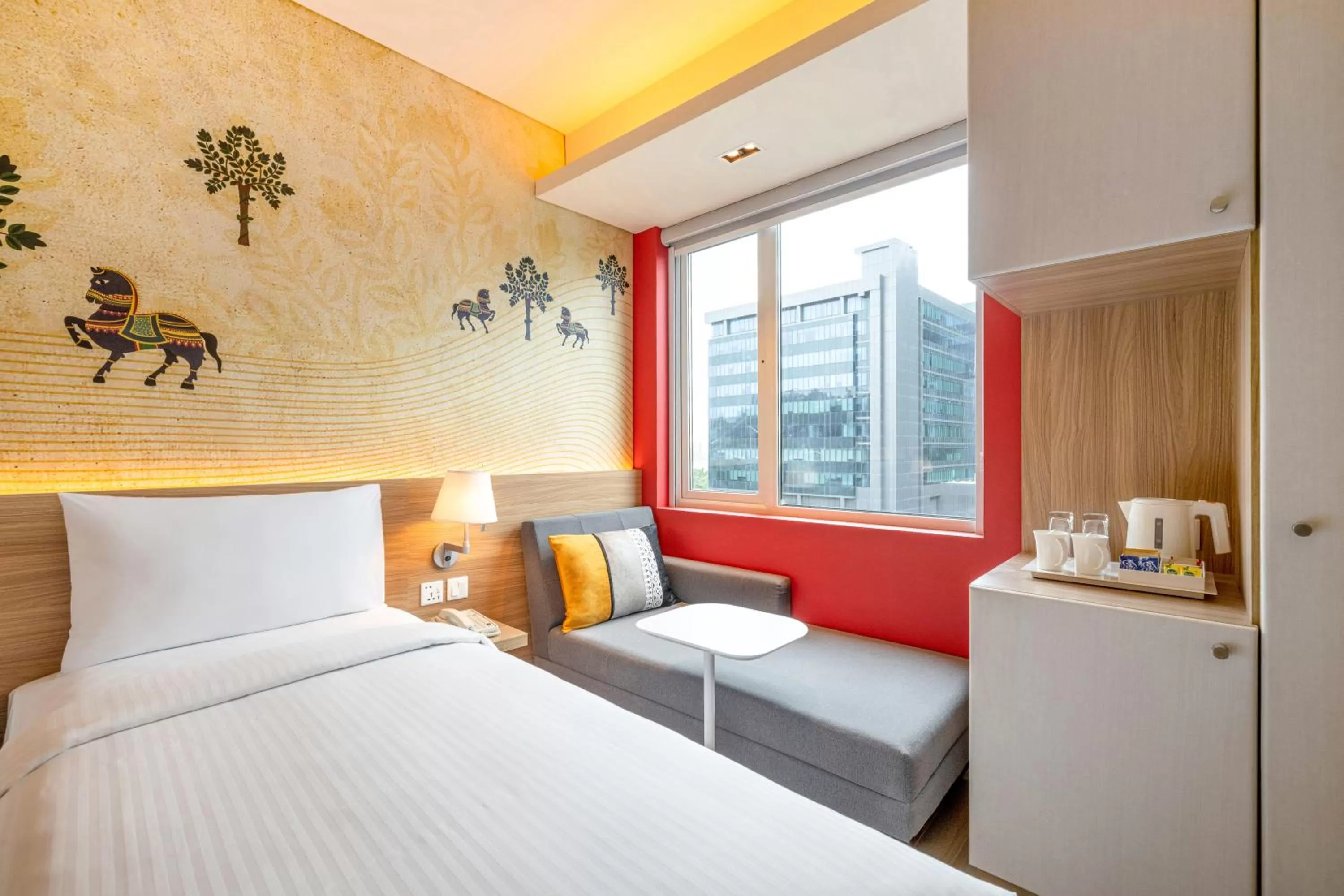 View (from property/room), Bed in ibis Mumbai Vikhroli - An Accor Brand