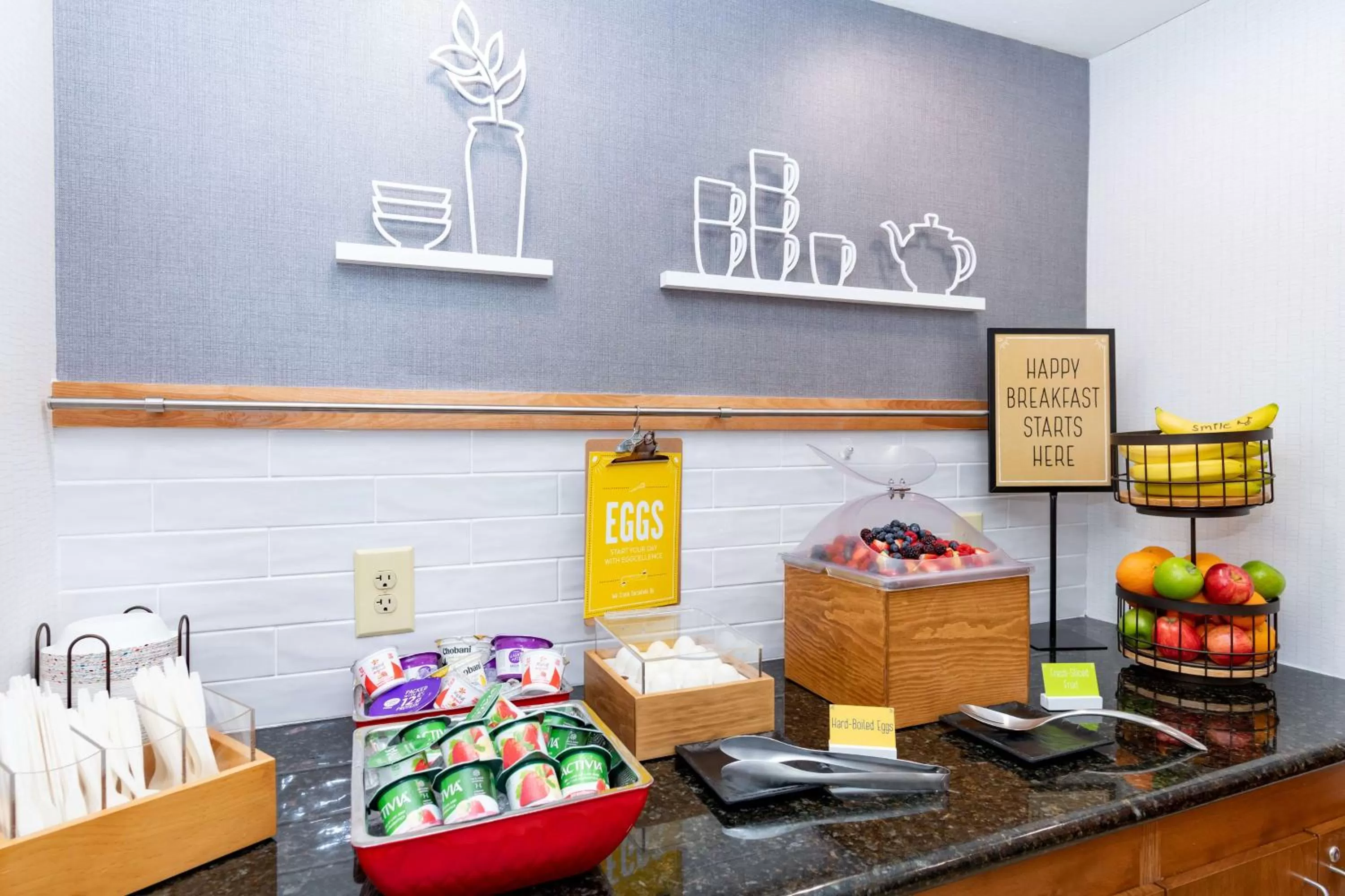 Breakfast in Hampton Inn & Suites Pittsburg