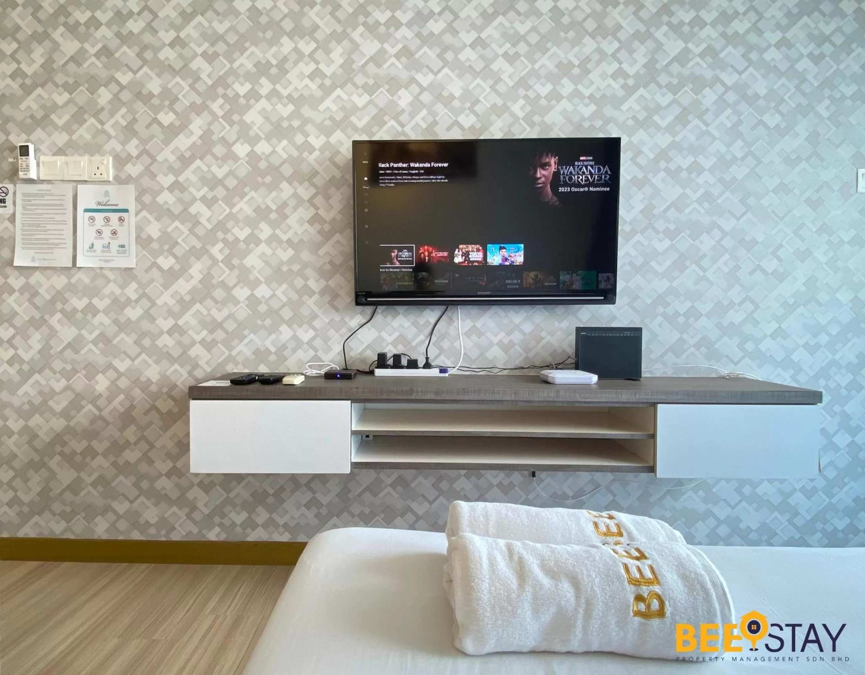 TV/Entertainment Center in The Wave Suites Melaka by BEESTAY
