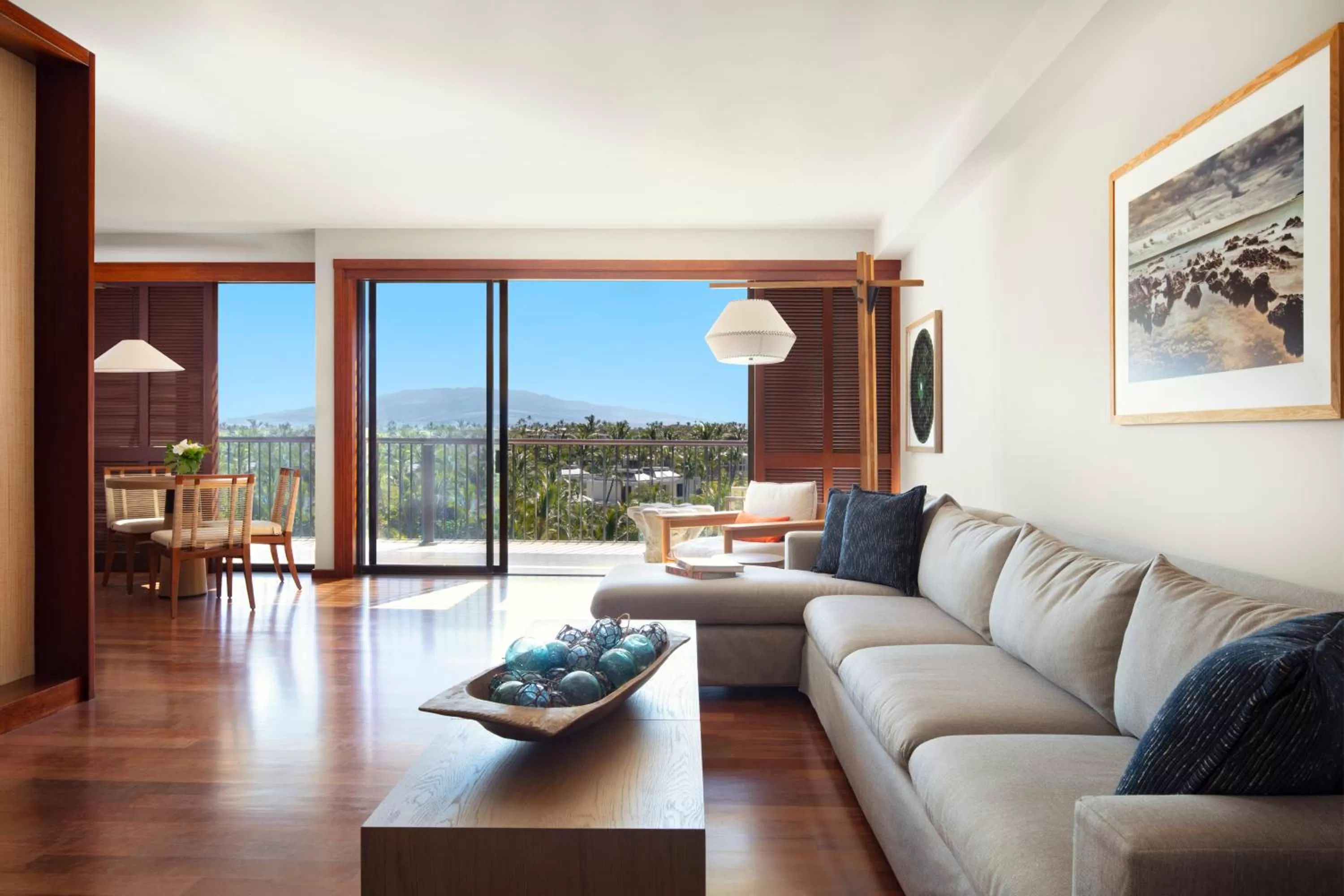 Seating area in Mauna Lani, Auberge Collection