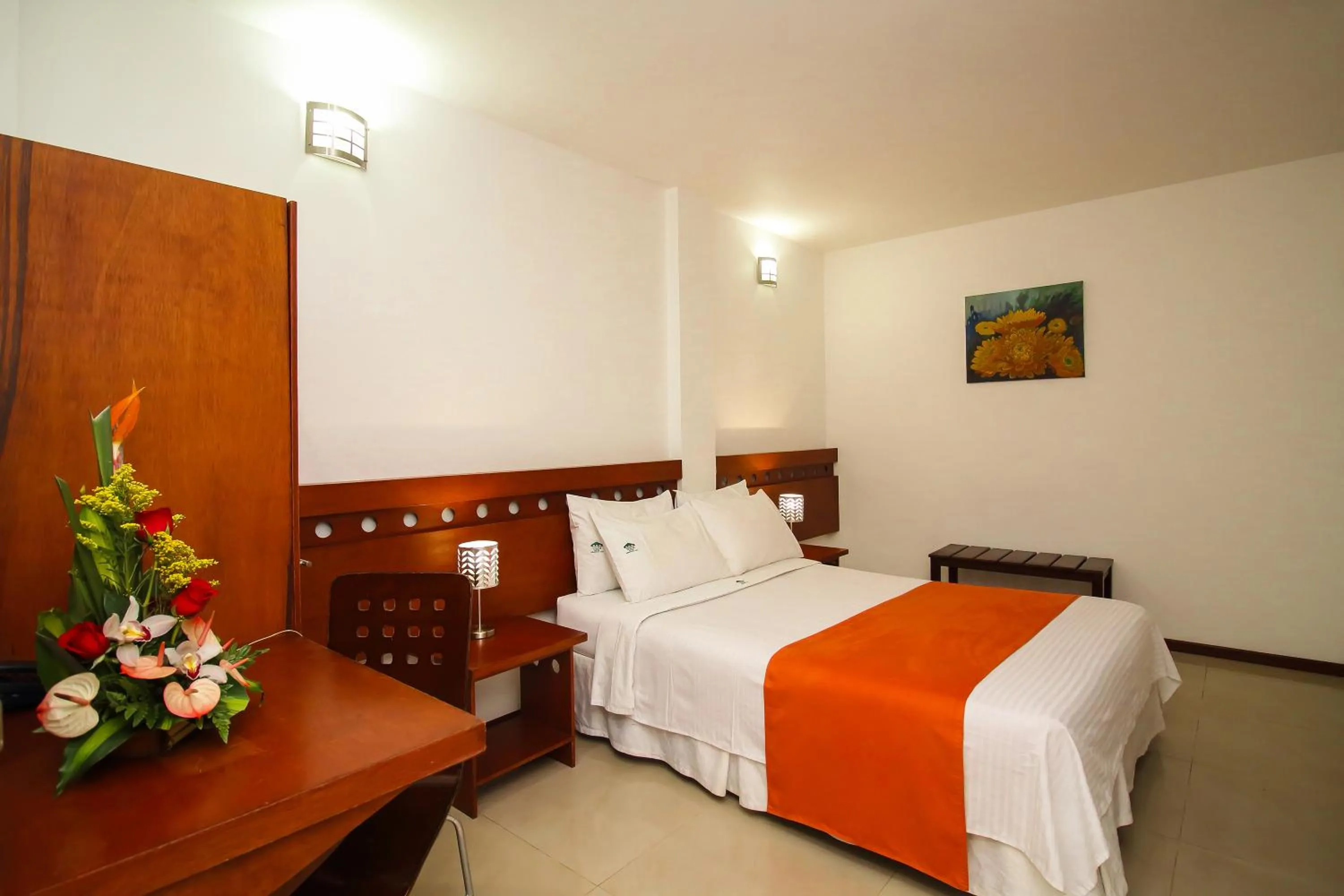 Bed in Hotel Imbanaco