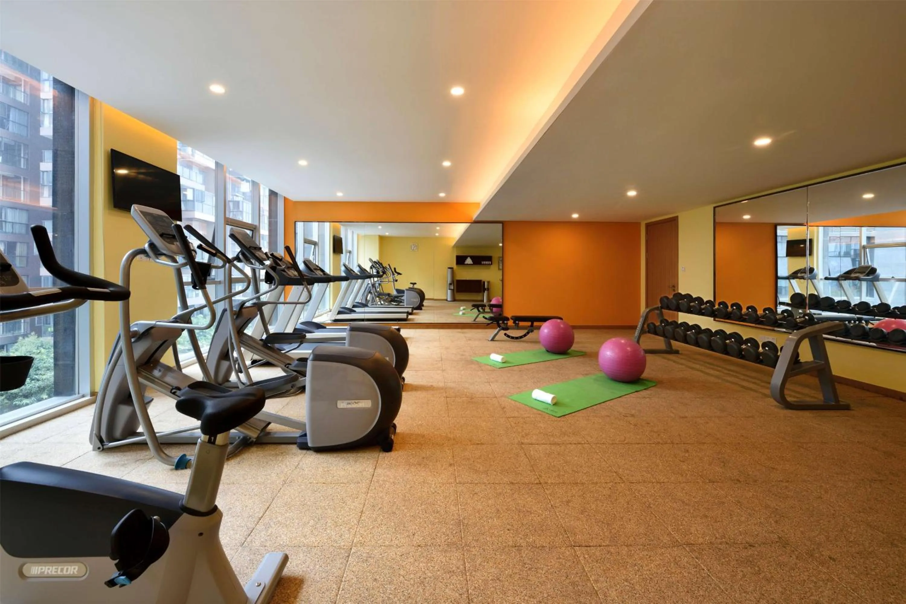 Fitness centre/facilities in Hilton Garden Inn Chengdu Huayang