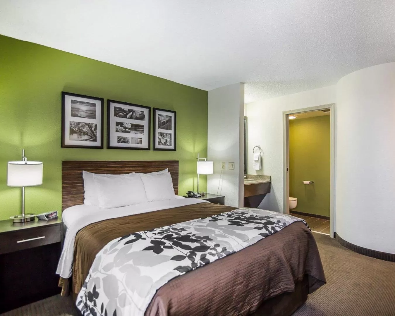 Bedroom, Bed in Sleep Inn South Joplin