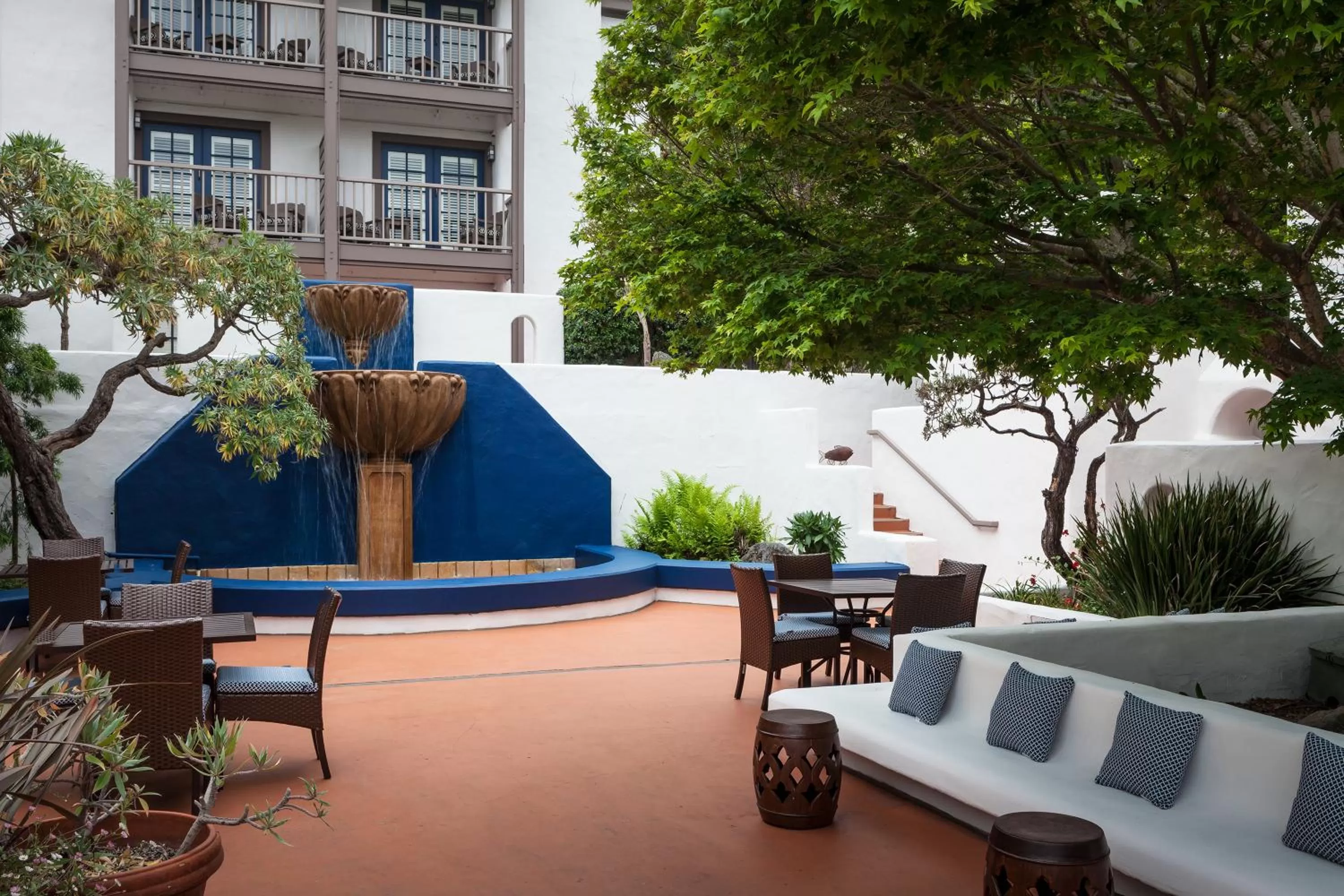 Patio in Hotel Pacific