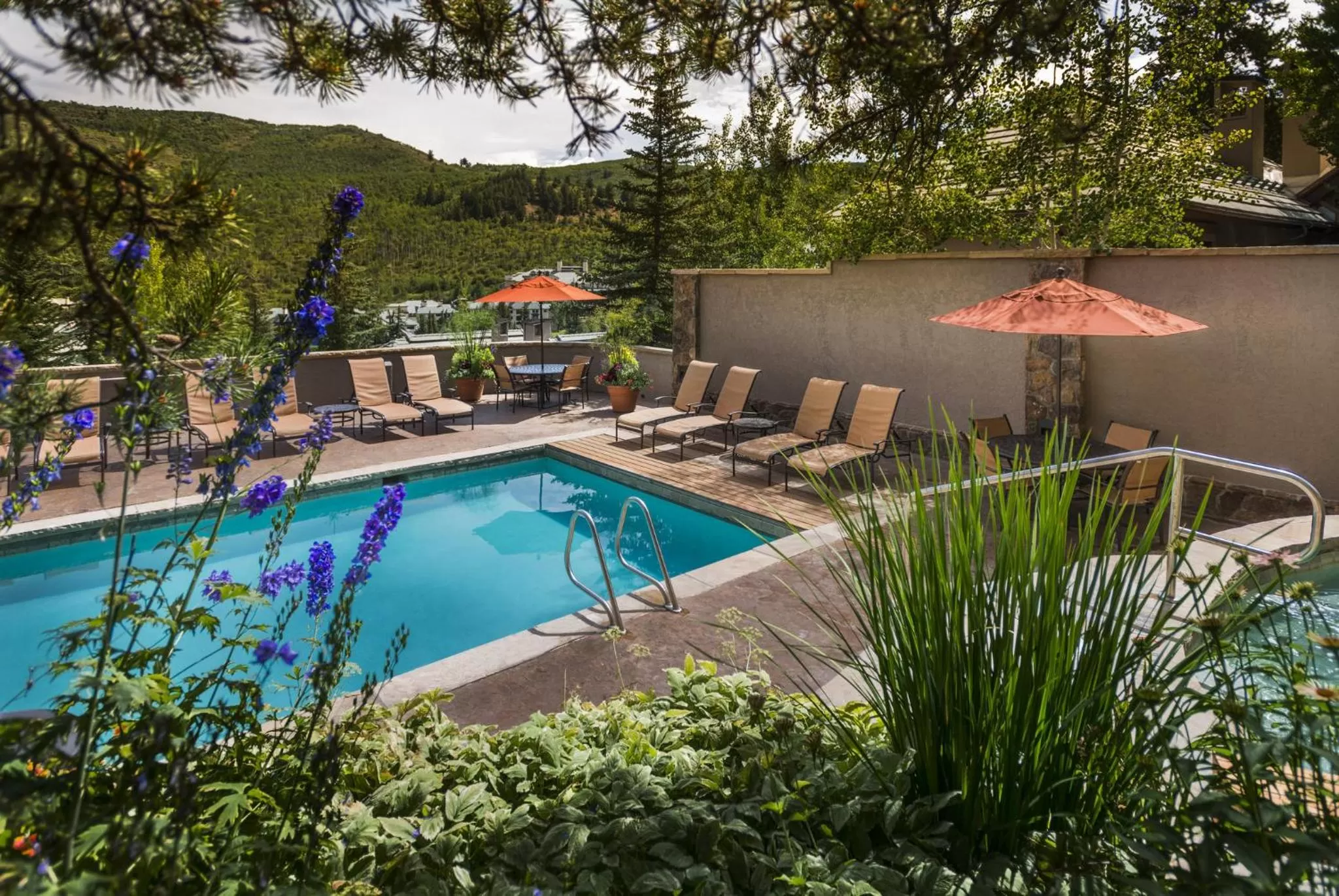 Swimming pool in The Pines Lodge, a RockResort, by Vail Resorts