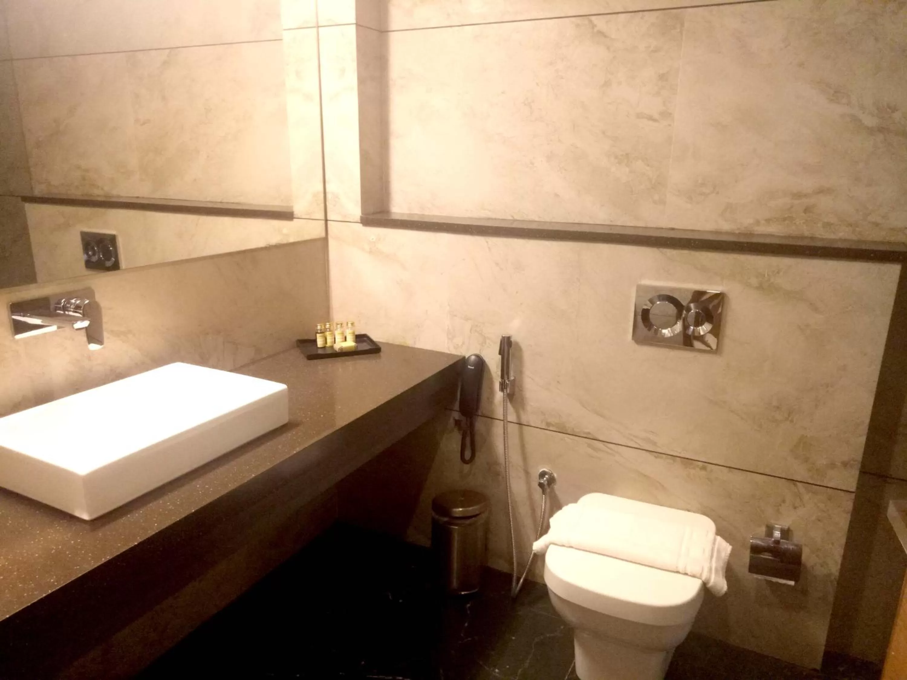 Bathroom in HOTEL SAVITHRI