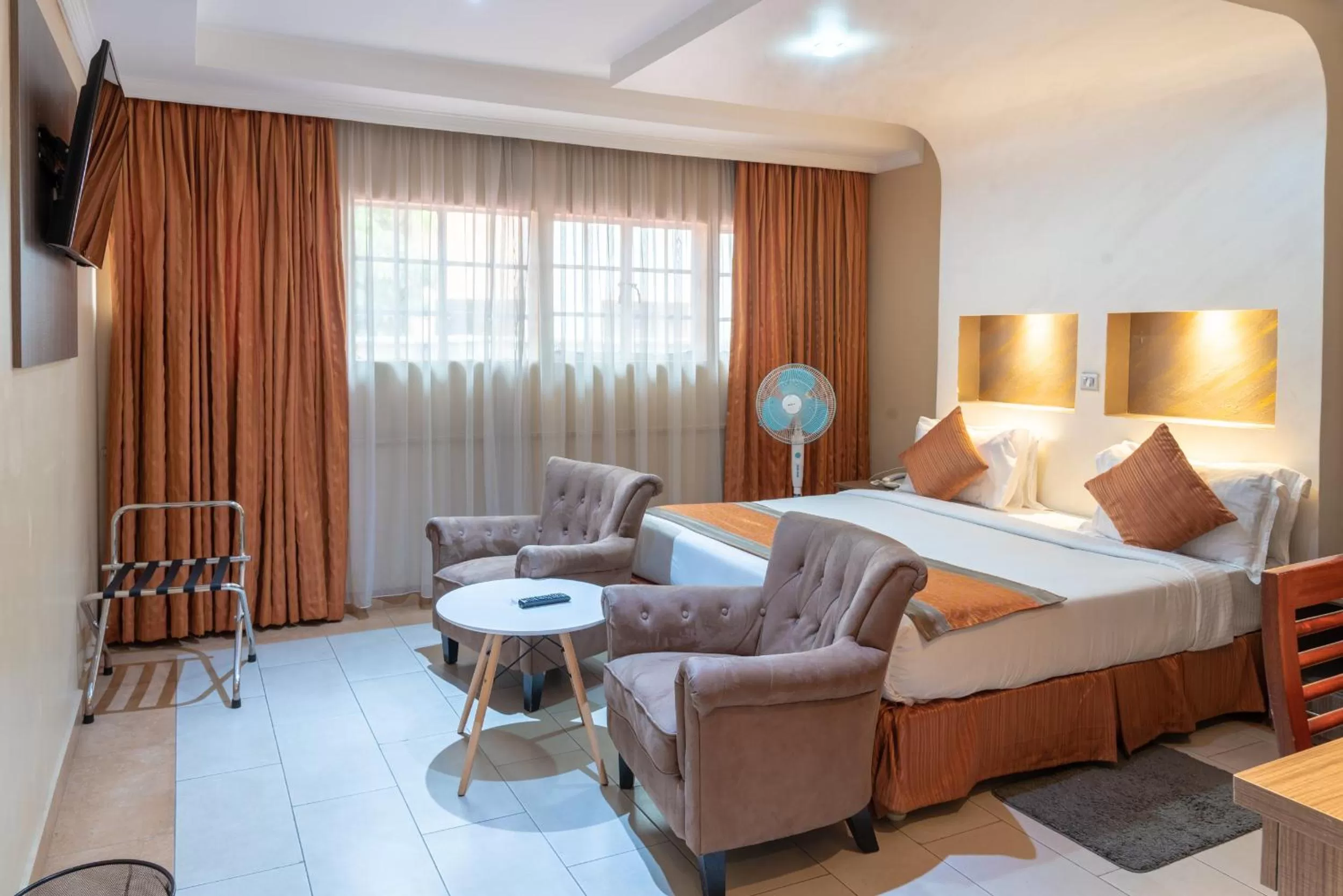 Bed in Hotel Waterbuck