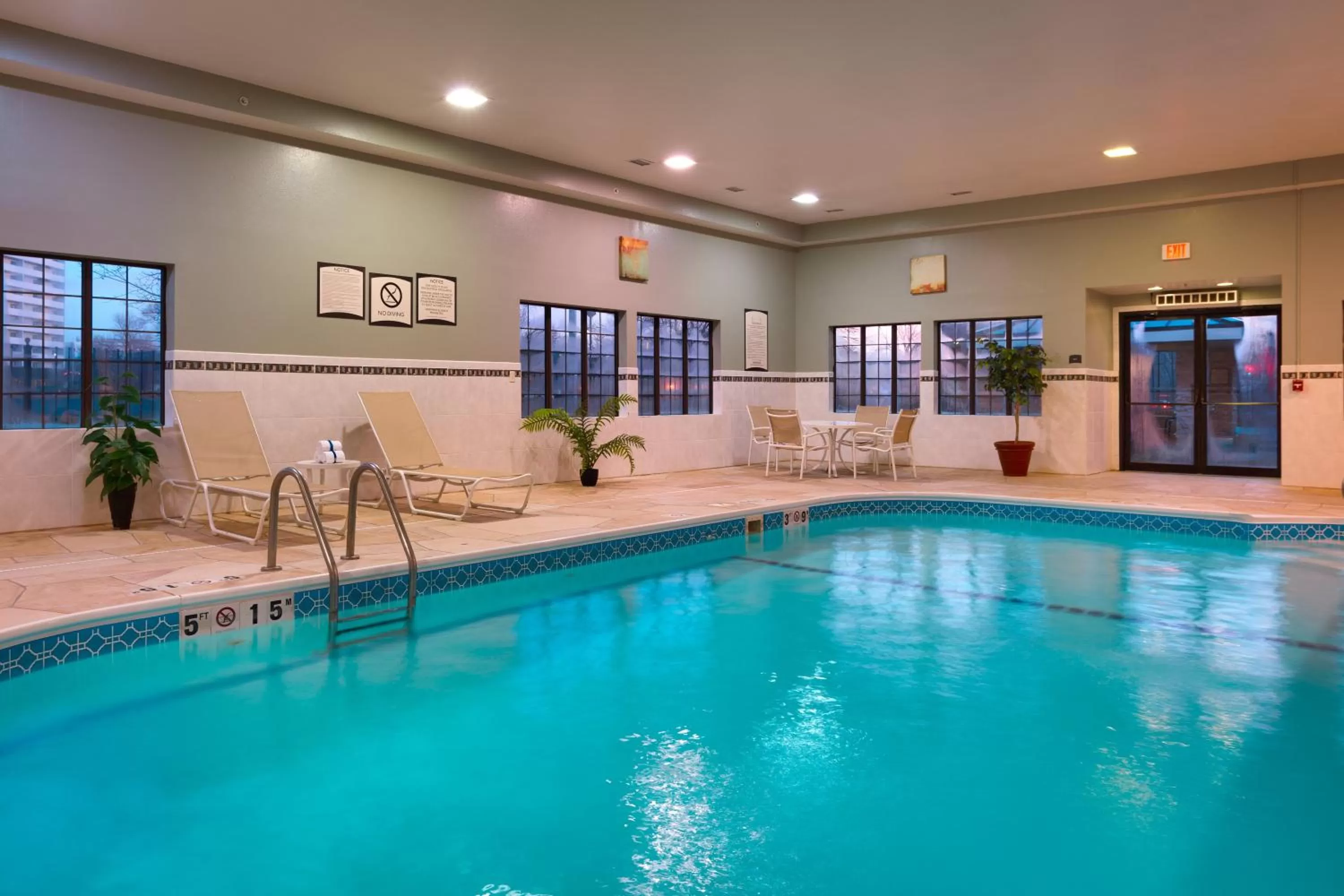 Swimming pool in Staybridge Suites Peoria Downtown by IHG