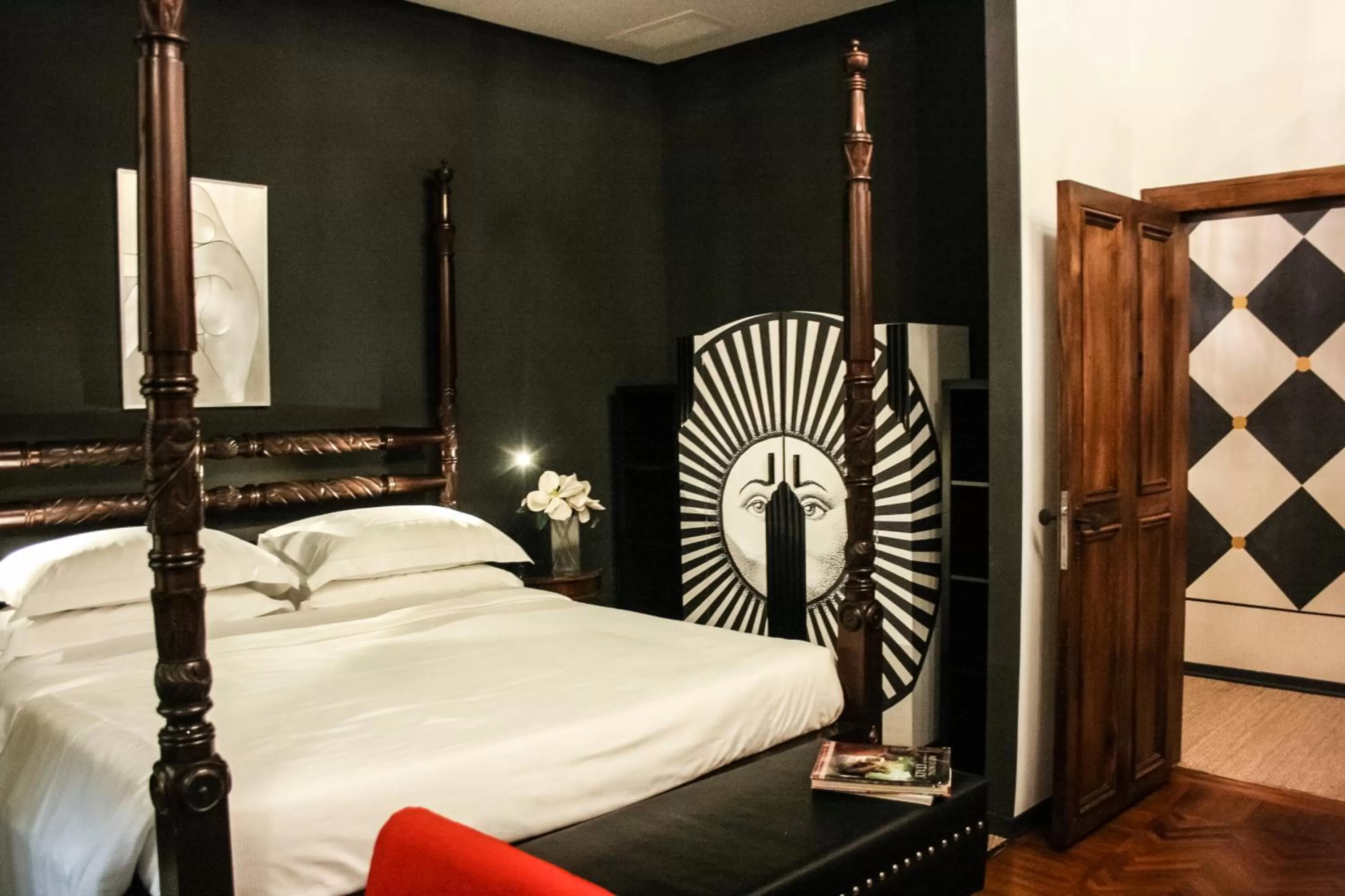 Bedroom, Bed in Porcellino Gallery Art Boutique BB