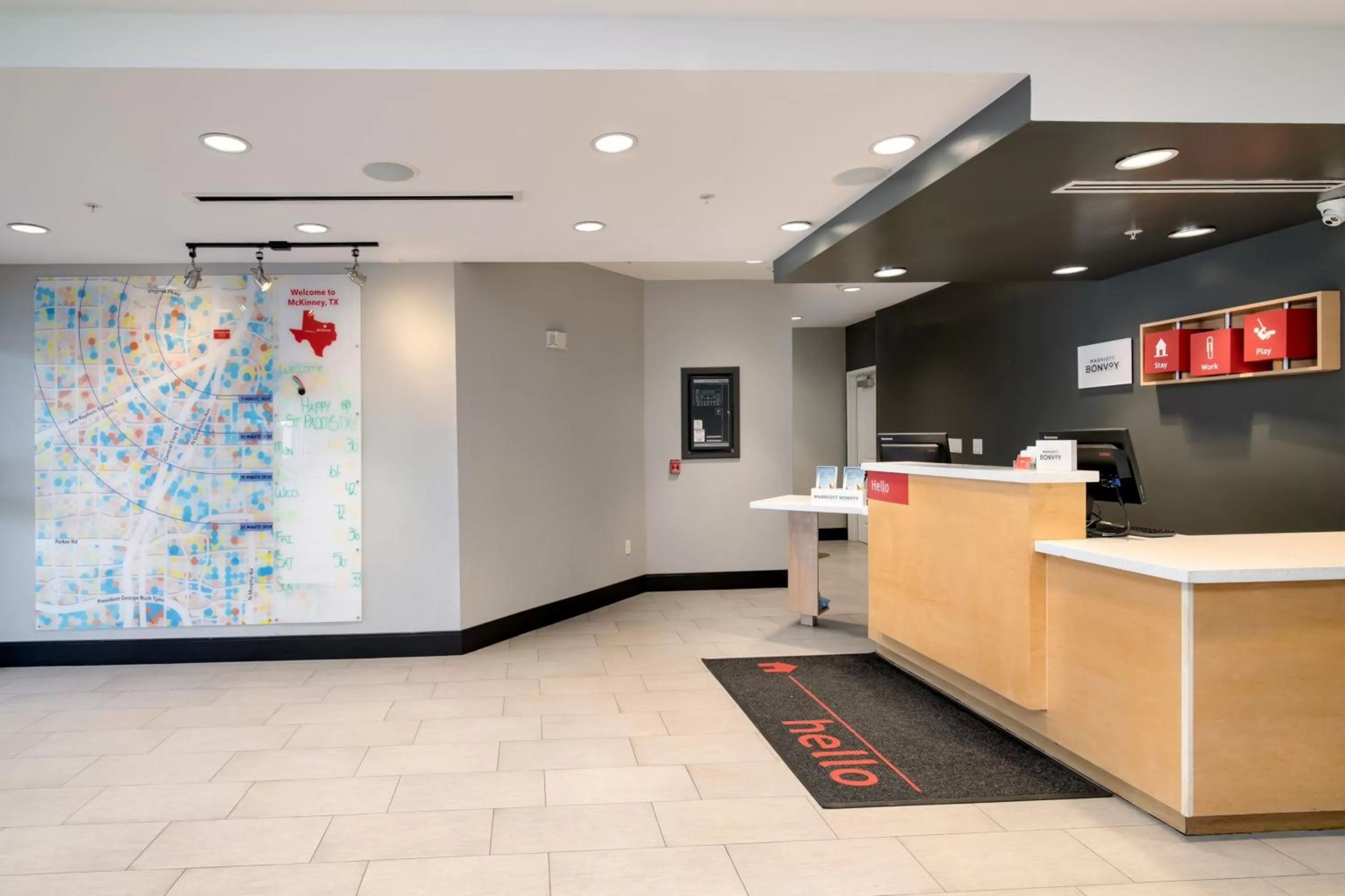 Lobby or reception in TownePlace Suites by Marriott Dallas McKinney