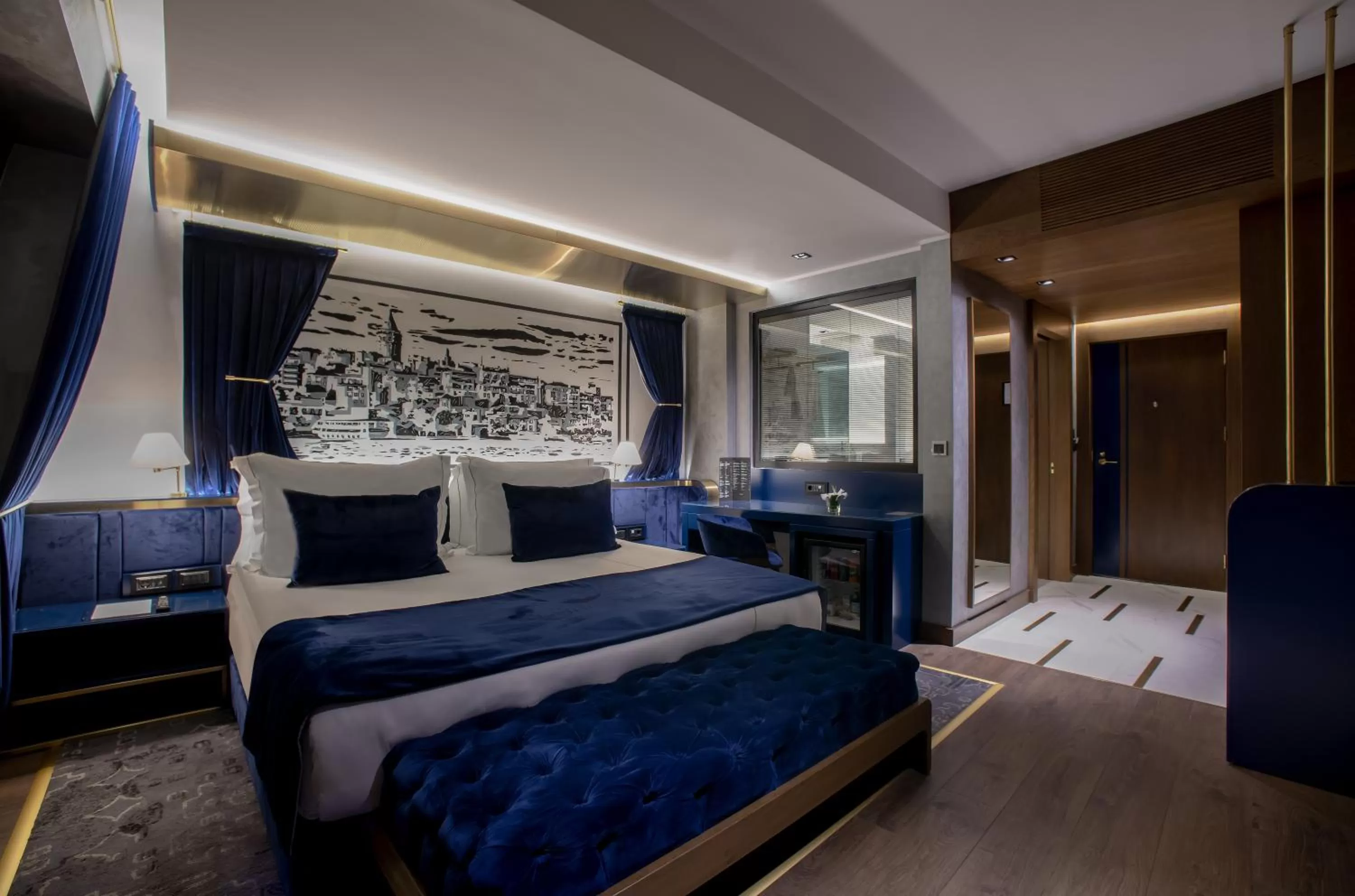 Bed in The Wings Hotel Istanbul